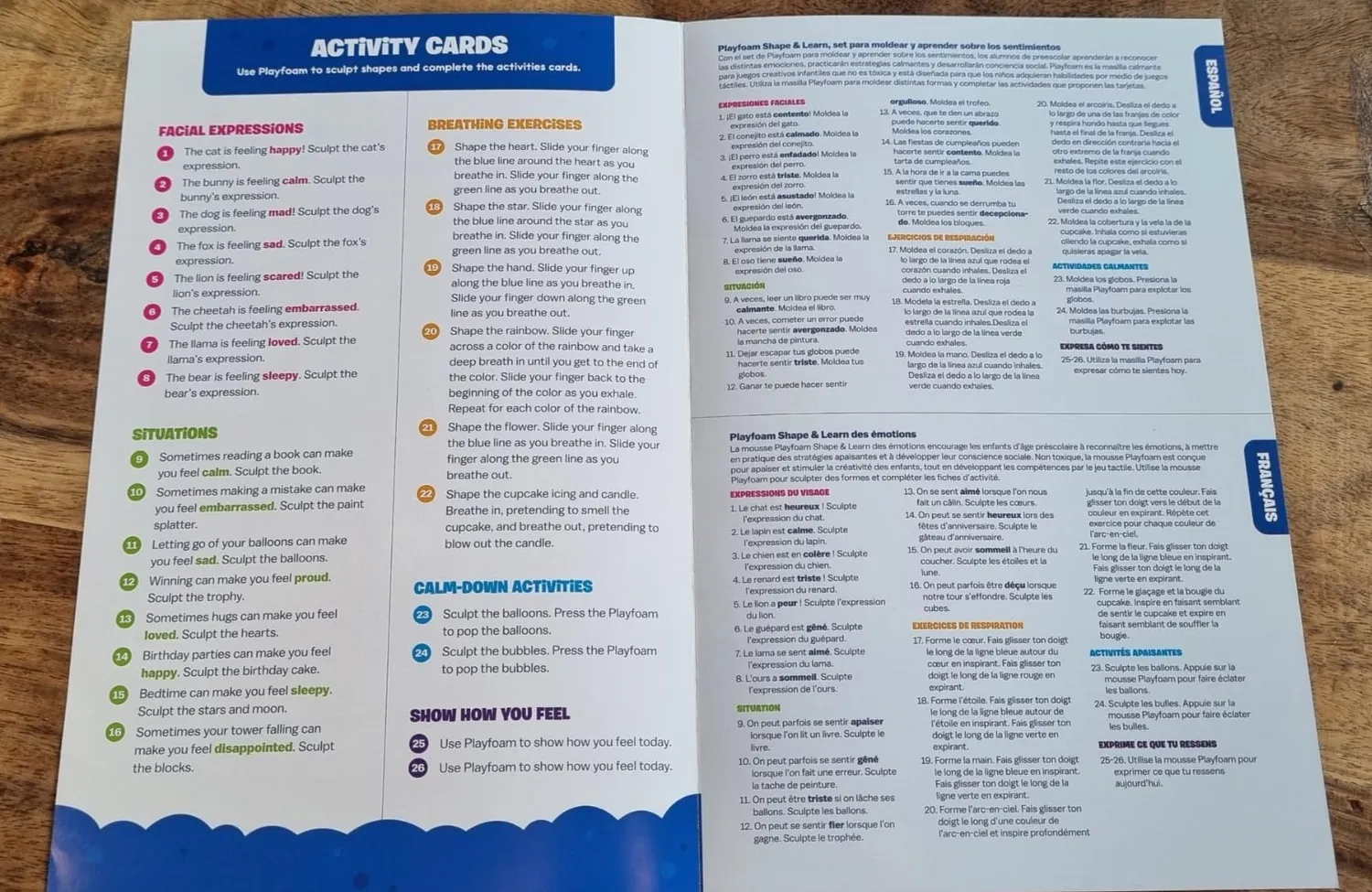 Learning Resources Spielschaum Gefühle Set 26 Aktivitäten ab 3