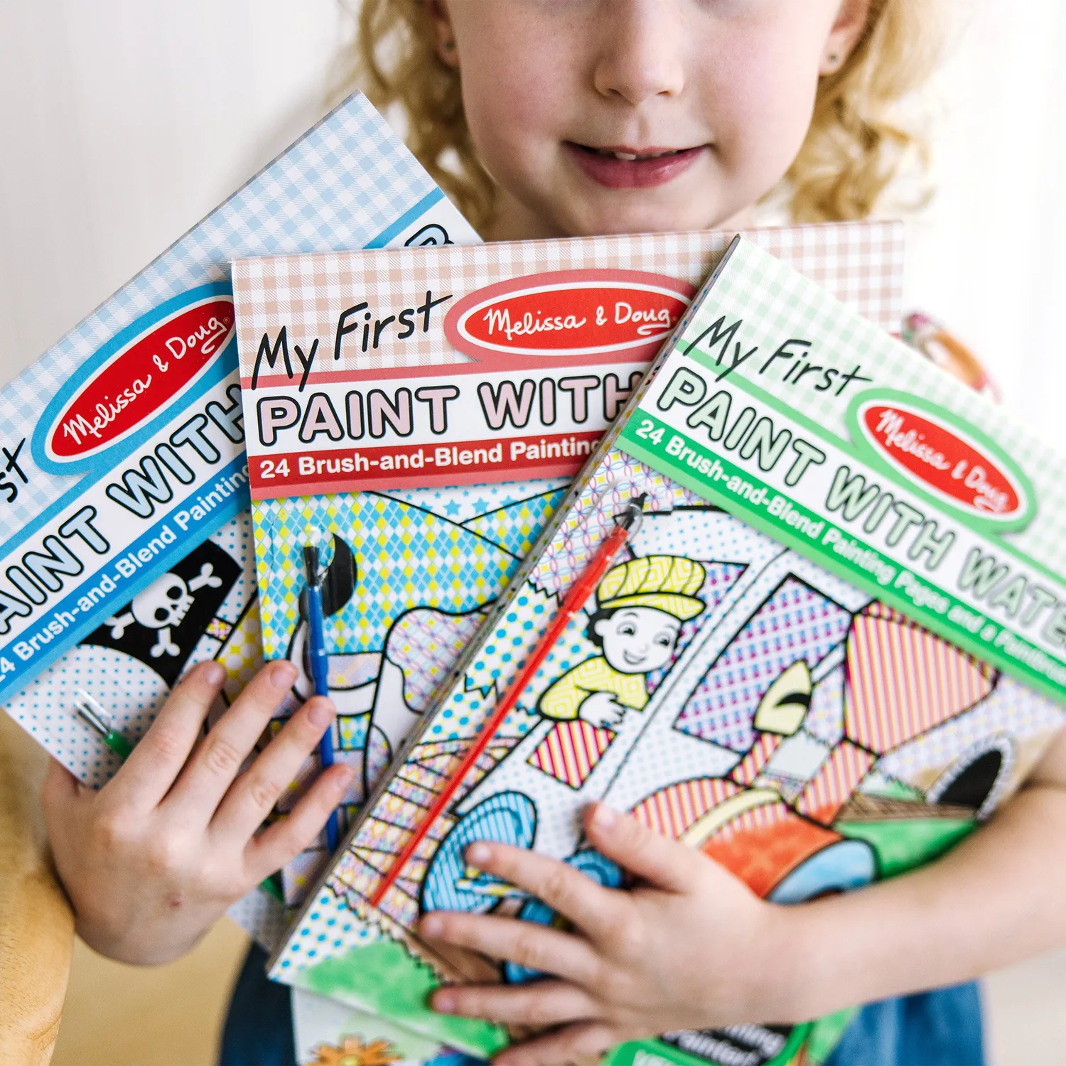 Melissa & Doug My First Paint with Water Malset 3er-Pack Tiere