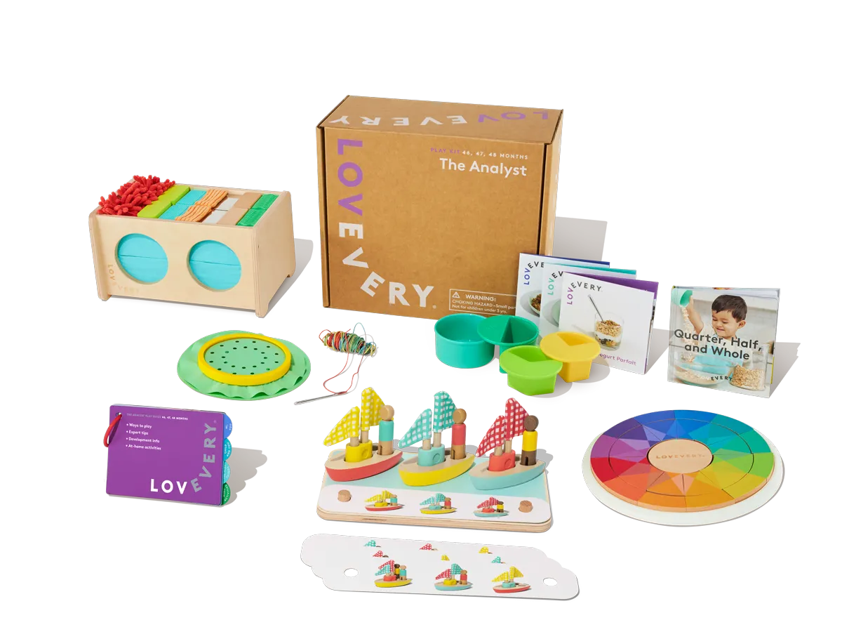Lovevery Play Kits Analysten-Set Lernspiel deutsch 4 Jahre