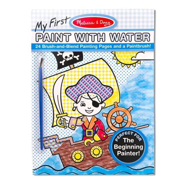 Melissa & Doug Paint With Water Malpad 24 Seiten Piraten