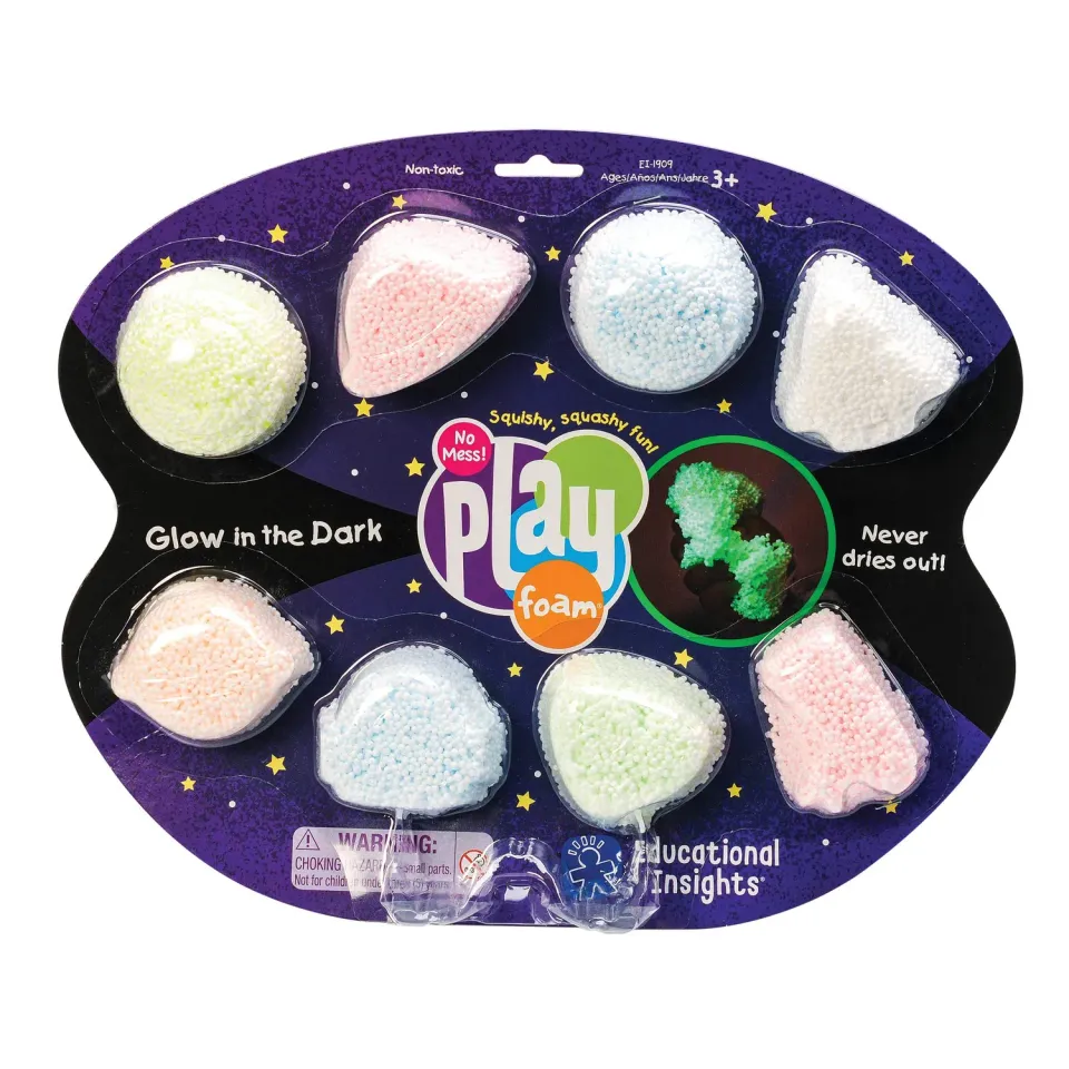 Learning Resources Playfoam Nachtleuchtend 8er-Pack Knete