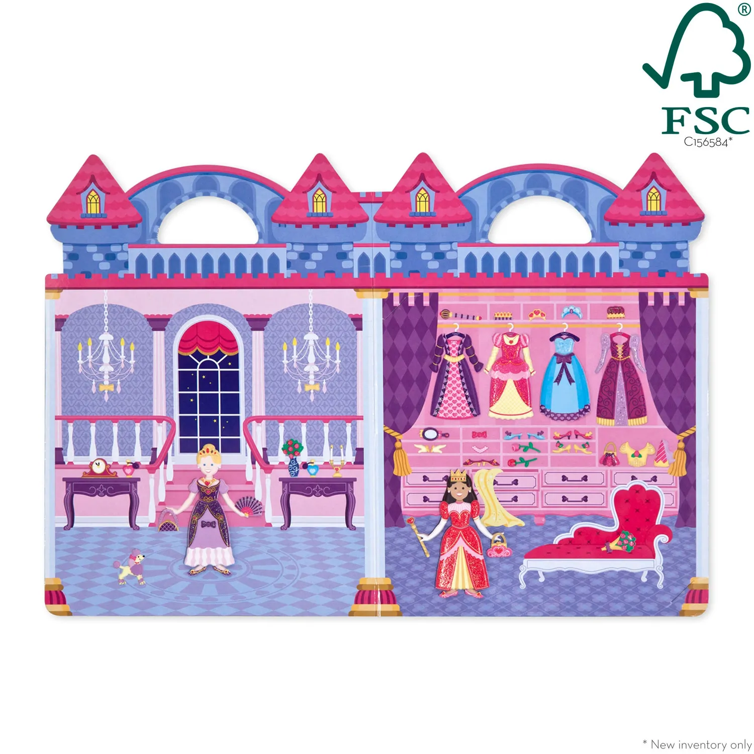 Melissa & Doug Puffy Sticker Prinzessin Sticker-Set 67 Sticker