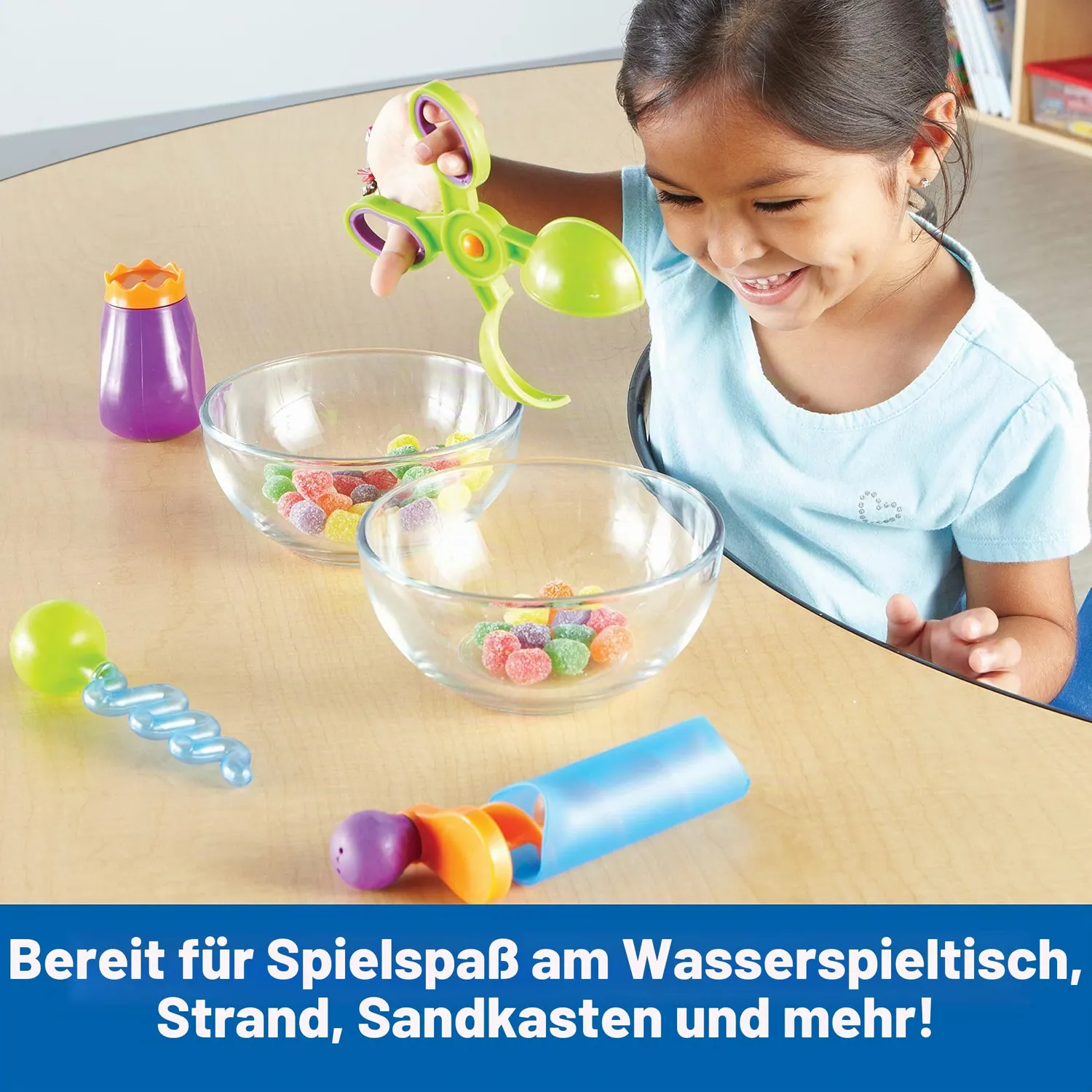Learning Resources Sand & Wasser Feinmotorik-Spielzeug 4 Teile Sommer