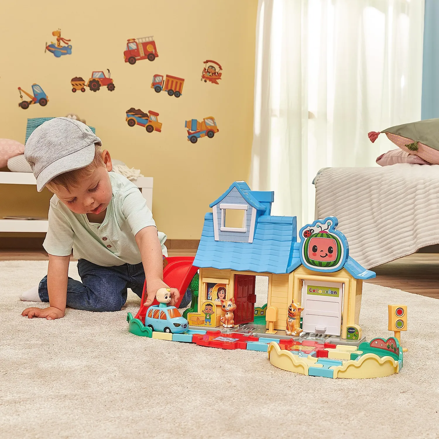 VTech Tut Tut Baby Flitzer Cocomelon JJs Spielhaus Schienenset