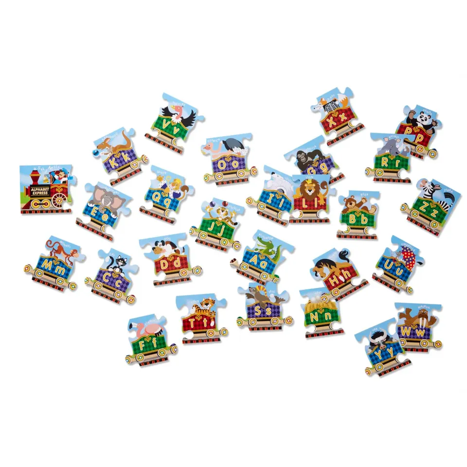 Melissa & Doug Alphabet Express Bodenpuzzle ABC 27 Teile