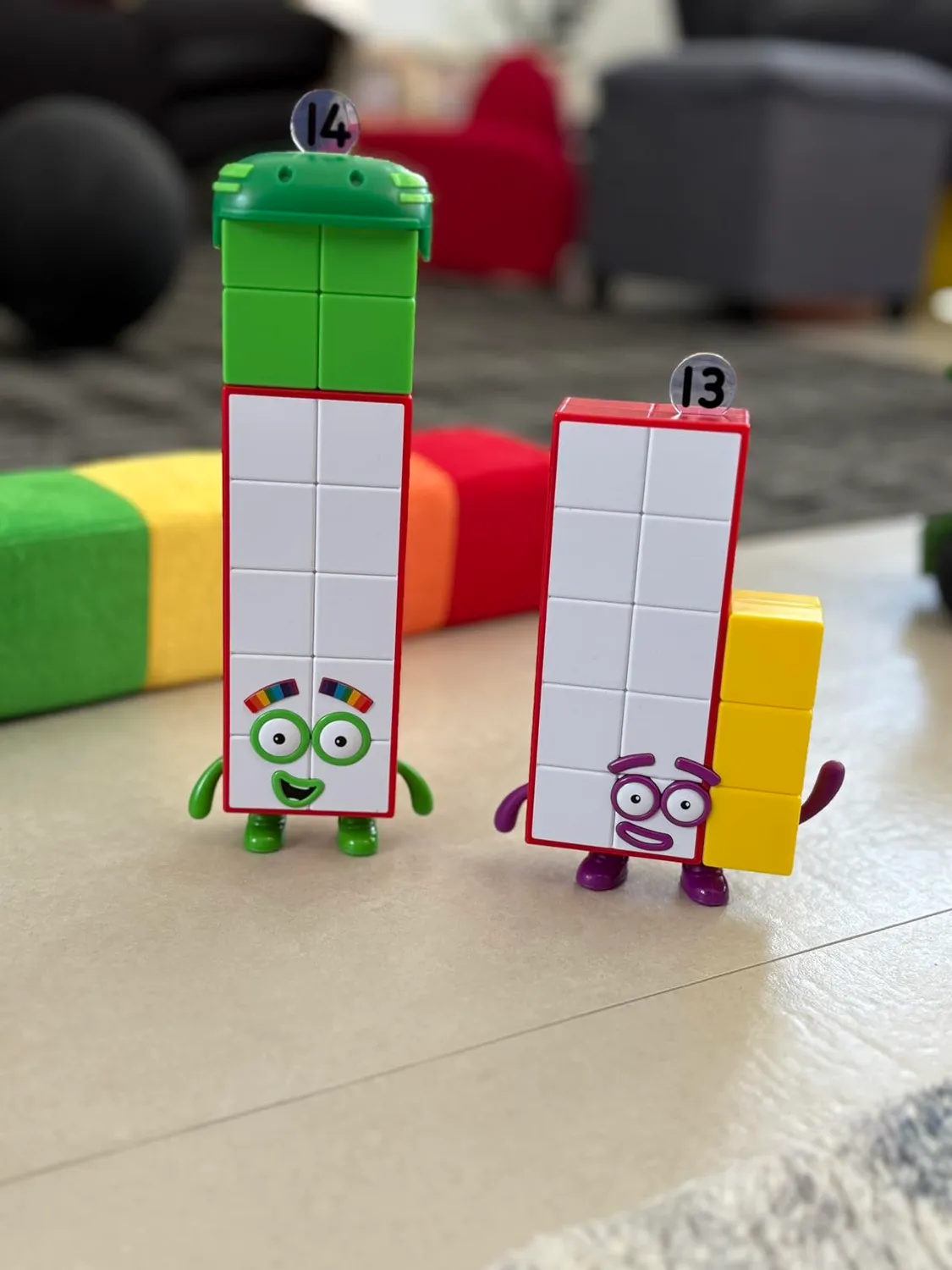 Learning Resources Numberblocks 13+14 Figuren Lernspielzeug Skateboard