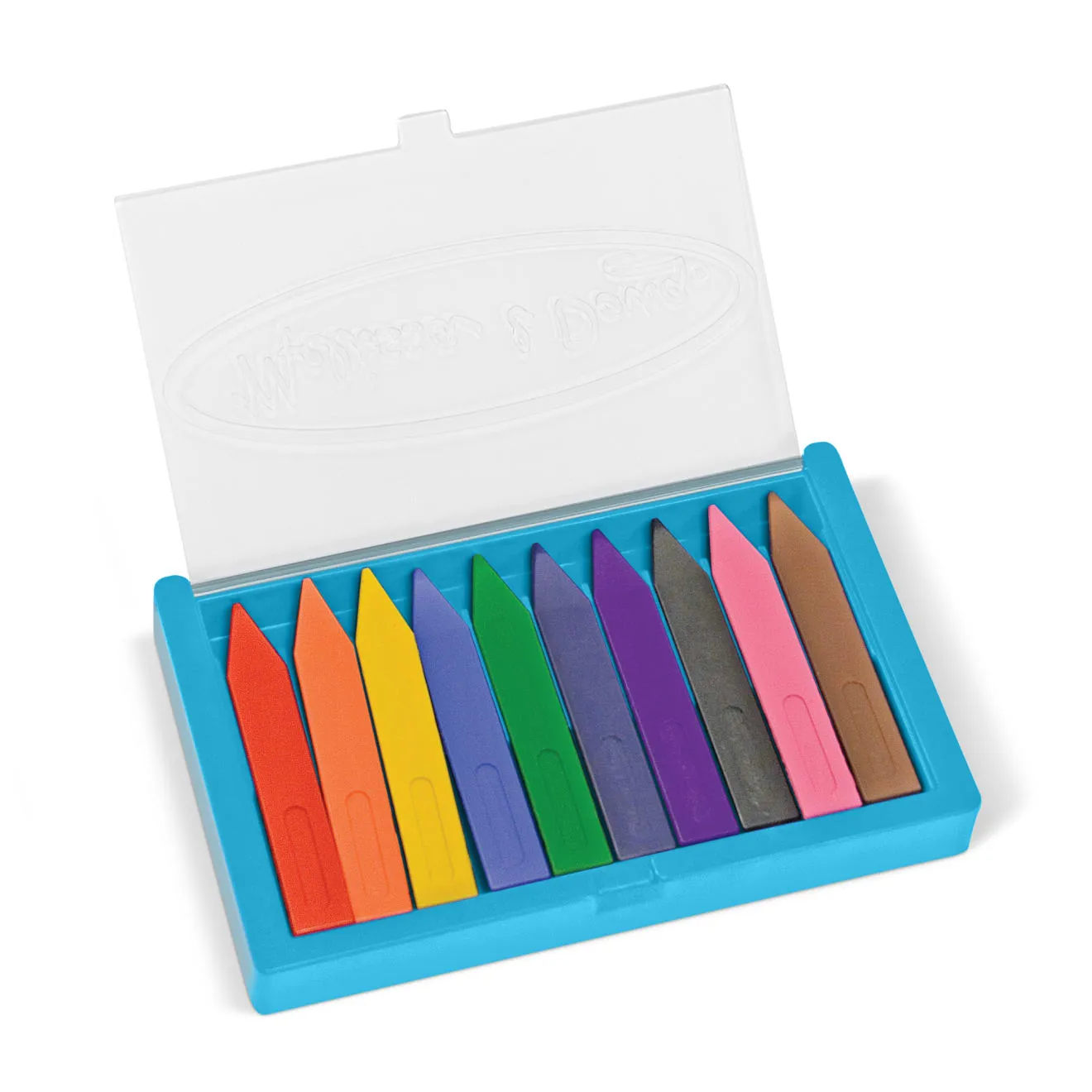 Melissa & Doug Jumbo Triangular Wachsstifte dreikantig 10er