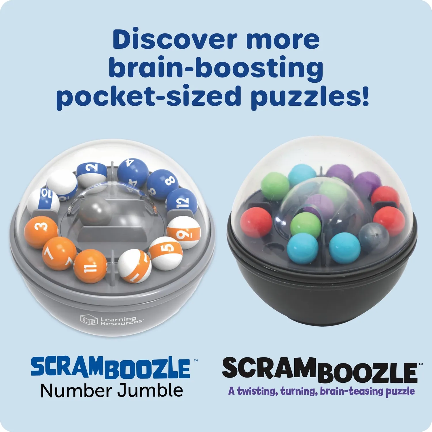 Learning Resources Scramboozle Number Jumble Puzzleball ab 6