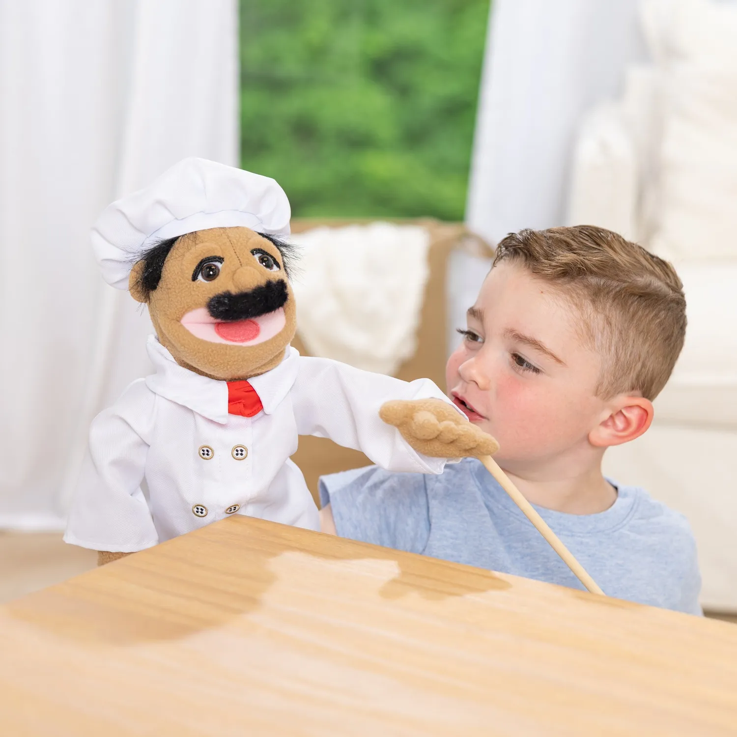 Melissa & Doug Al Dente Koch Handpuppe Plüsch 38 cm