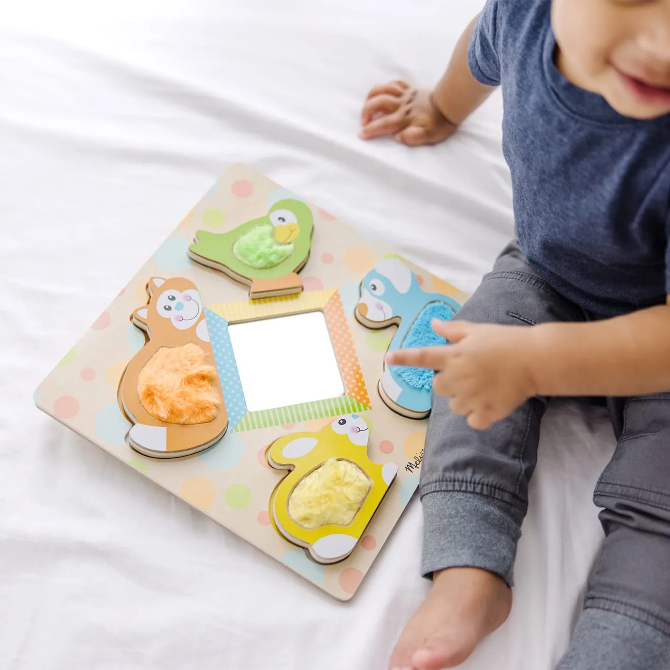 Melissa & Doug First Play Peek-a-Boo Pets Puzzle Holz