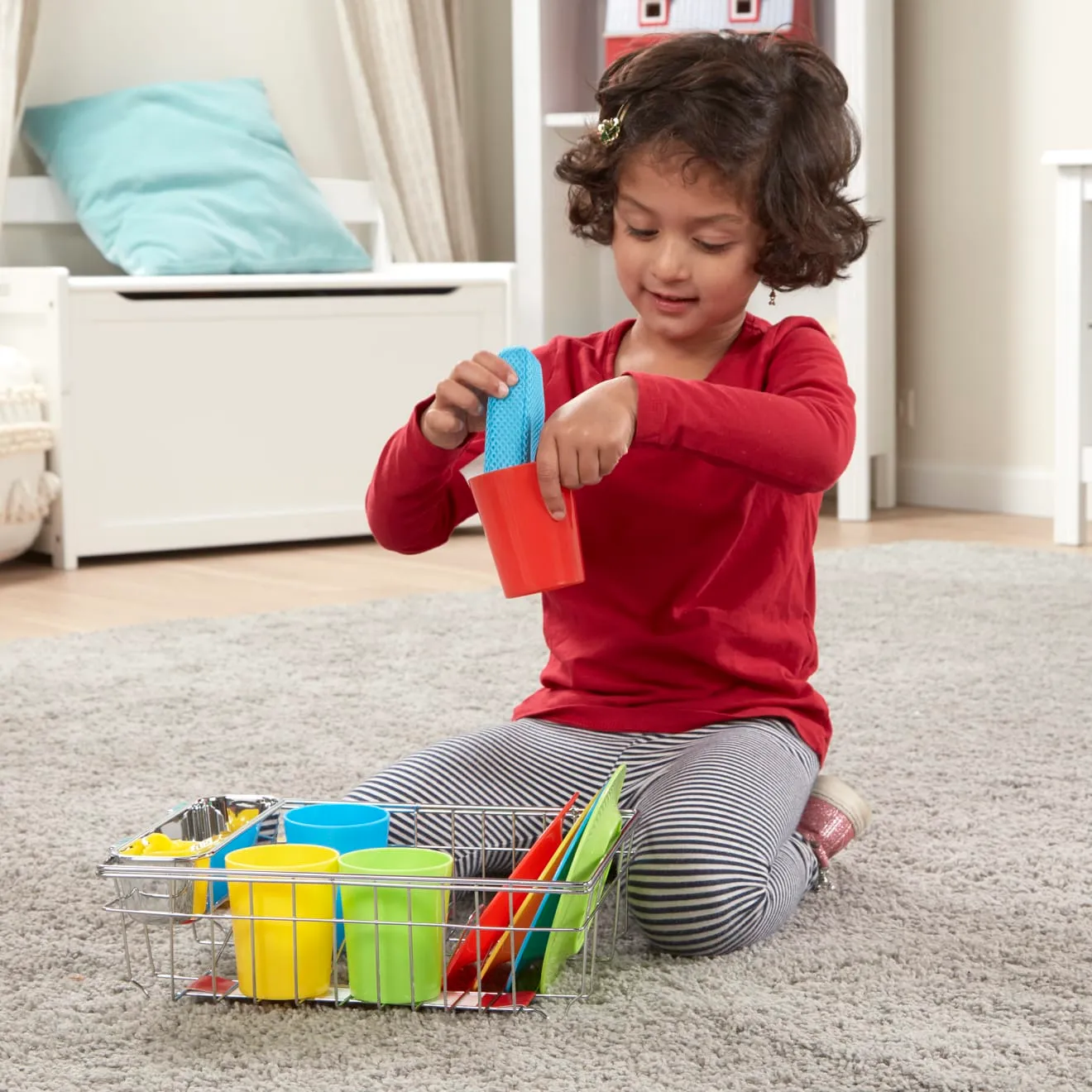 Melissa & Doug Let's Play House Geschirrset spülbar 24-teilig