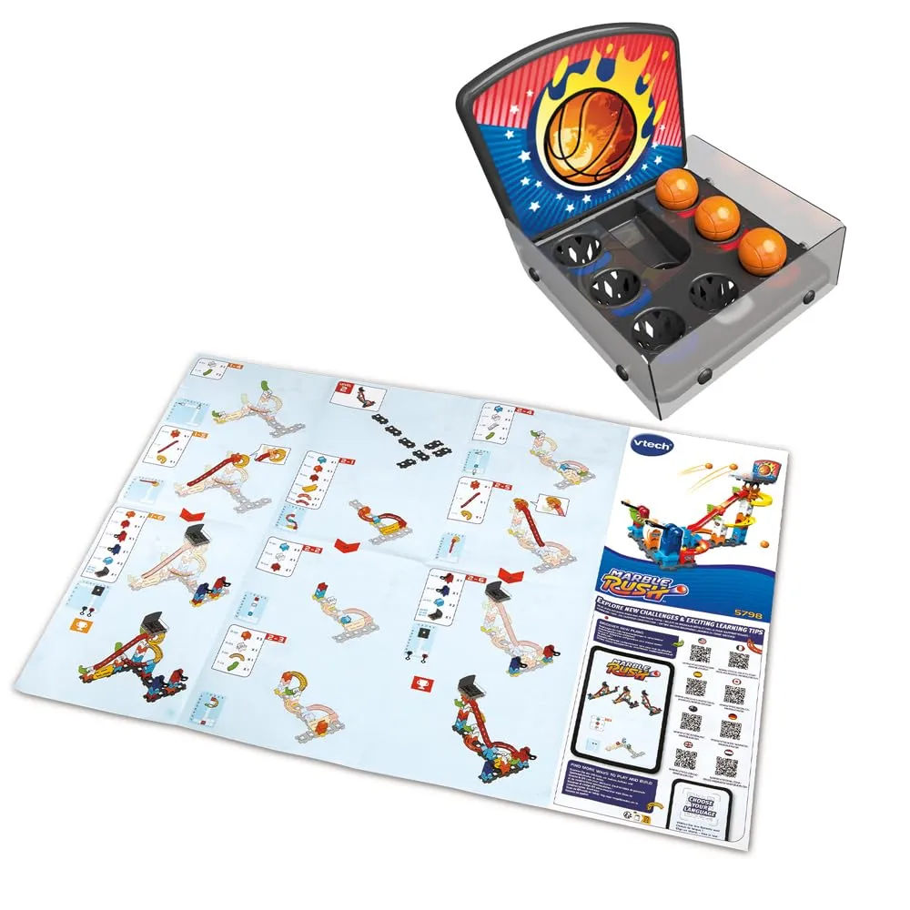 VTech Marble Rush Basketball Set S500 Kugelbahn 41-tlg
