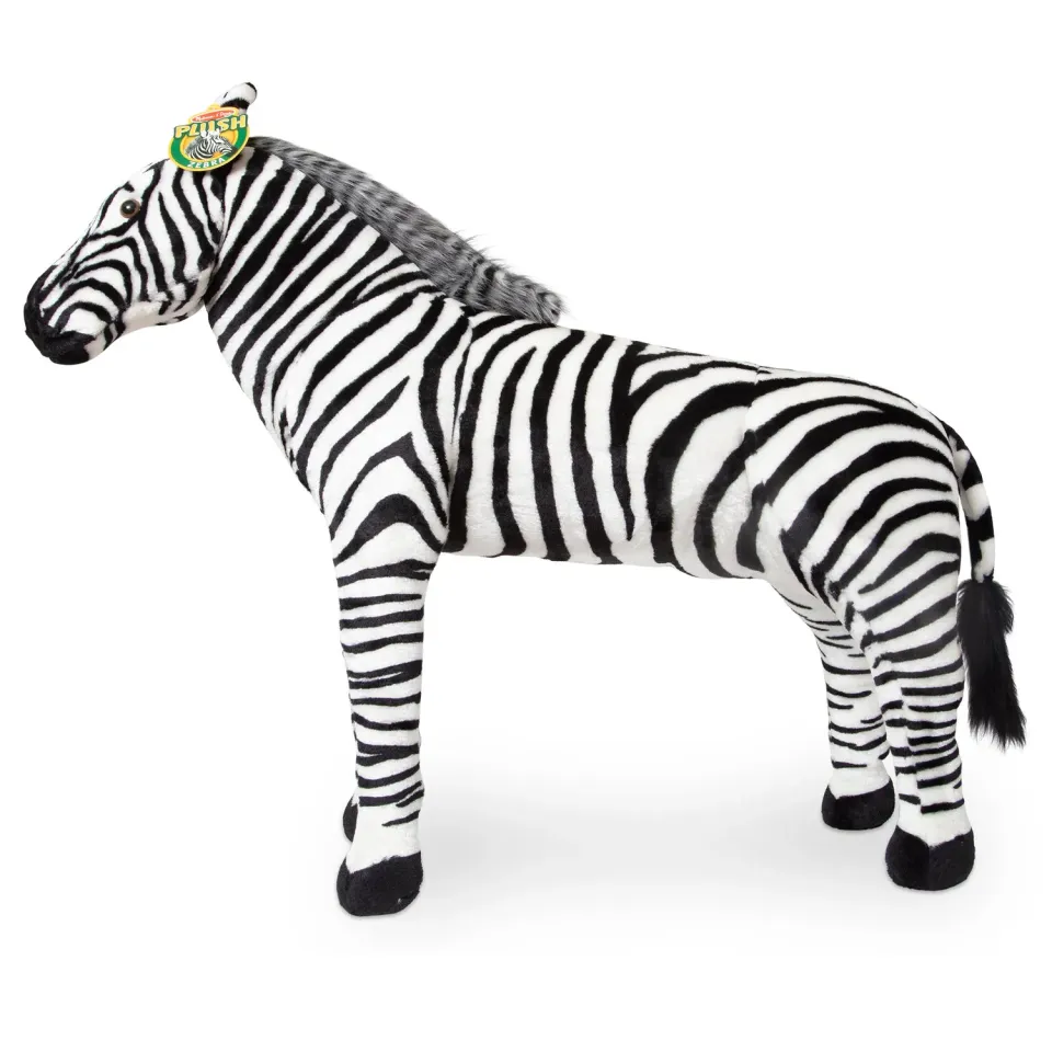 Melissa & Doug Zebra Plüschtier stehend riesig ab 3 Jahre