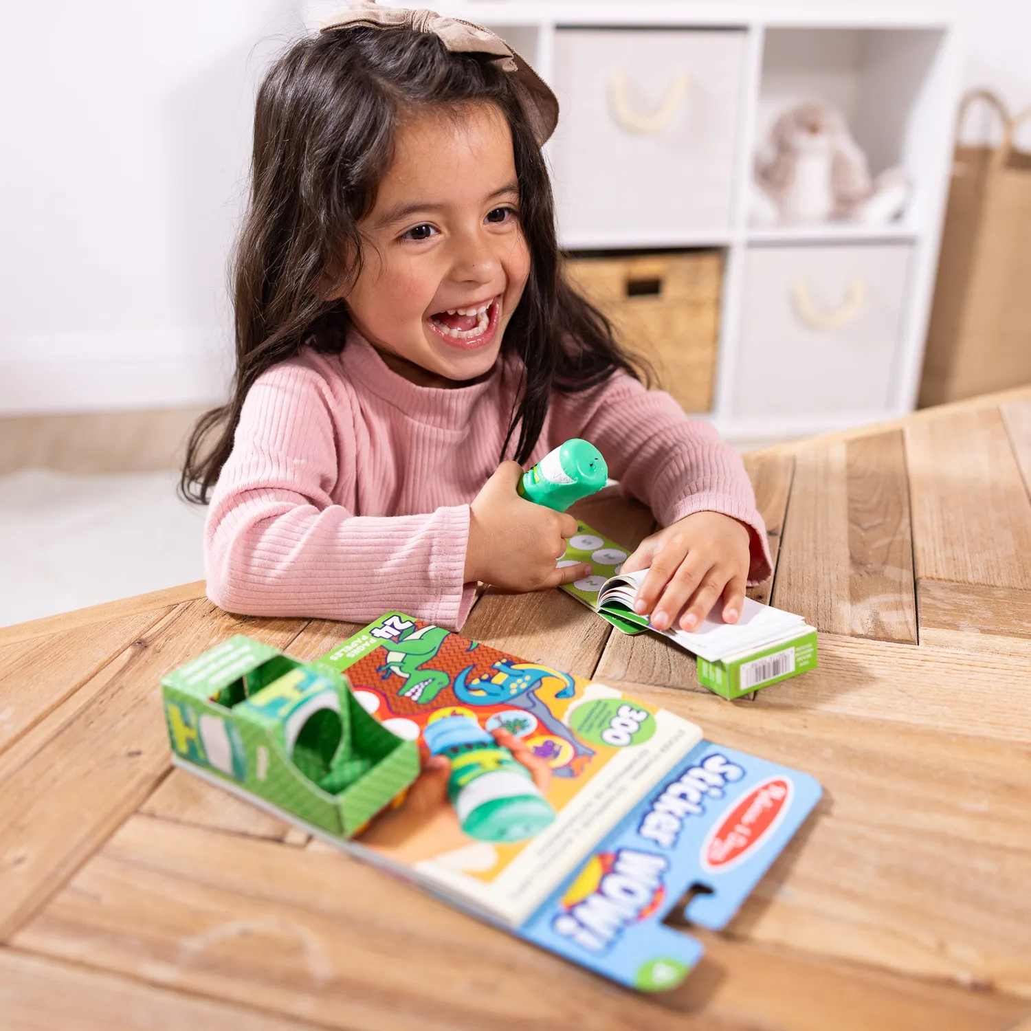 Melissa & Doug Sticker WOW! Dino Sticker-Set mit Stamper 500
