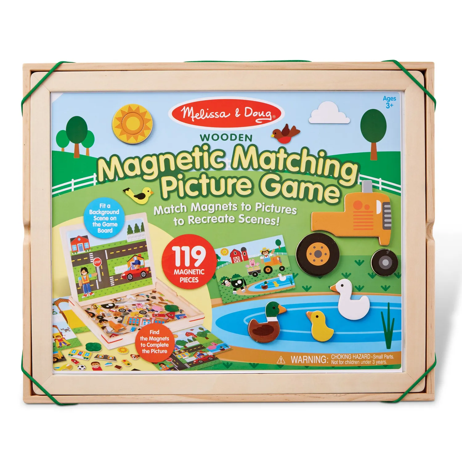 Melissa & Doug Magnetic Matching Magnetspiel 119-tlg