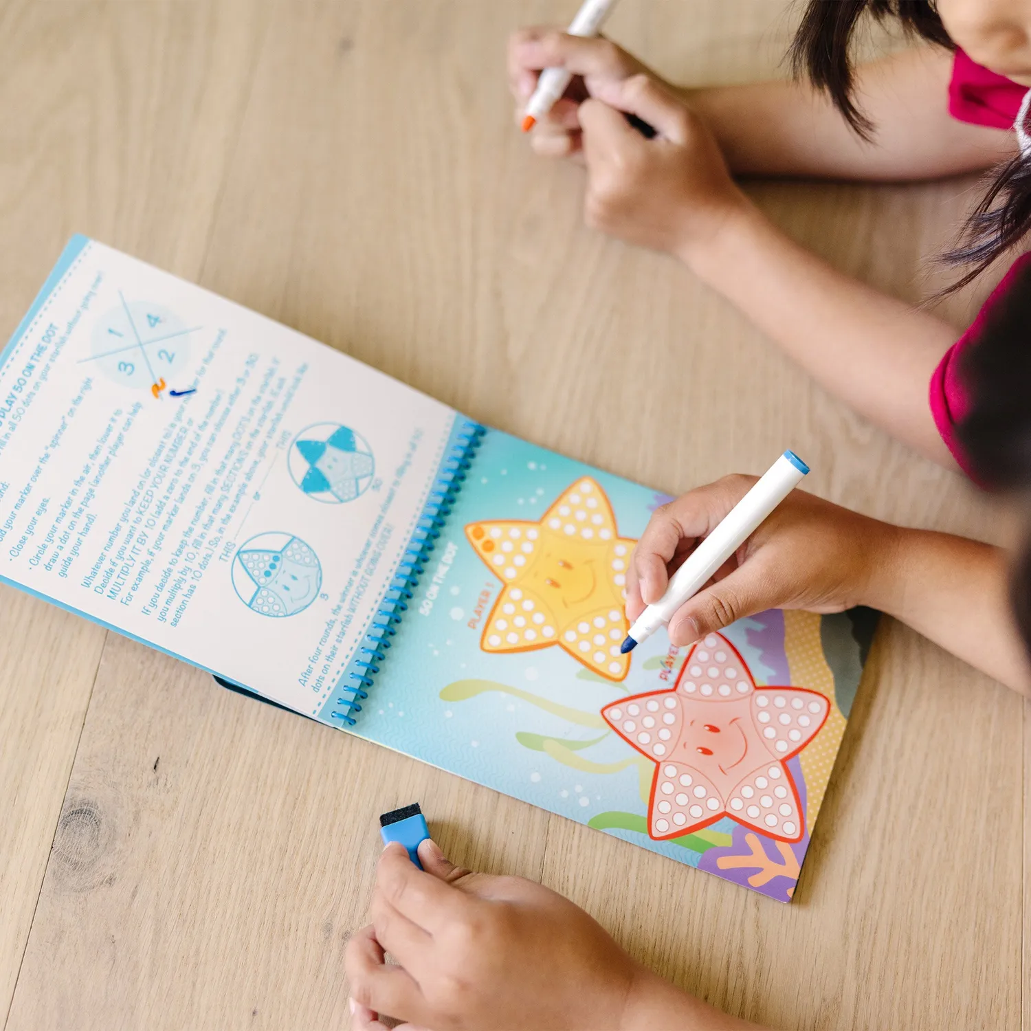 Melissa & Doug Game On Wipe-Off Activity Pad Reisespiel ab 6 Jahren