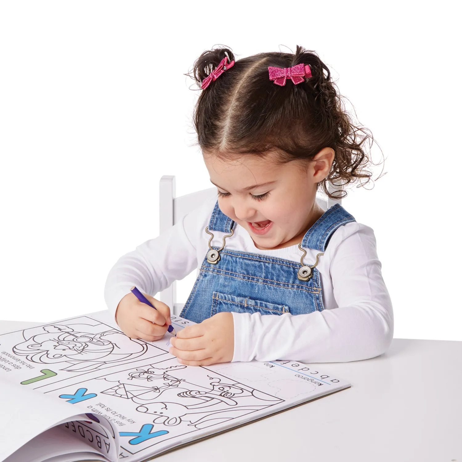 Melissa & Doug Alphabet Activity Stickerheft Buchstaben ab 3 Jahre