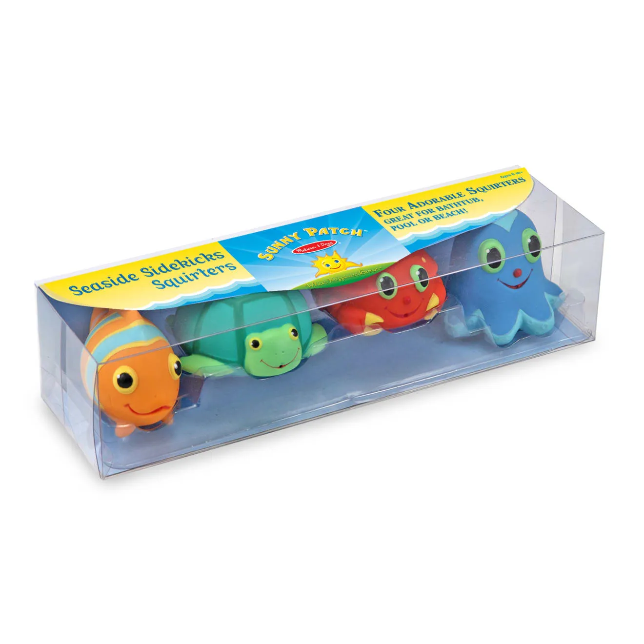 Melissa & Doug Seaside Squirters Wasserspielzeug 4er Bade