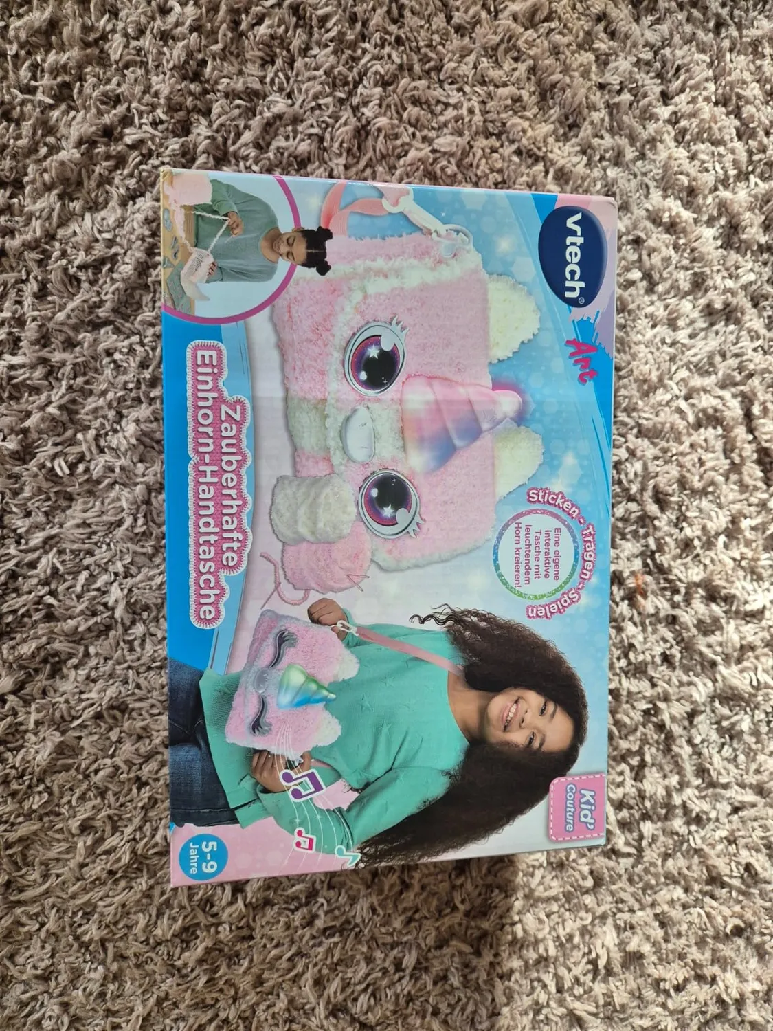 VTech Kid'Couture Einhorn-Handtasche DIY-Stickset mit Licht