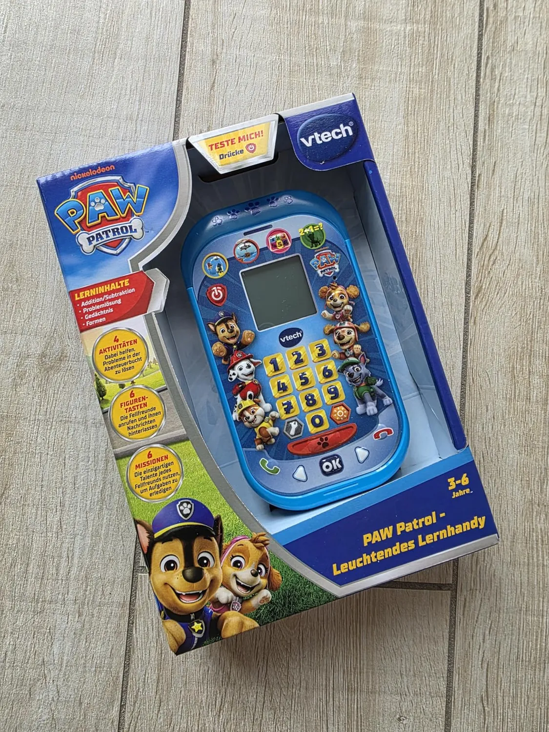 VTech PAW Patrol Lernhandy Spielhandy 3-6 Jahre mit LED