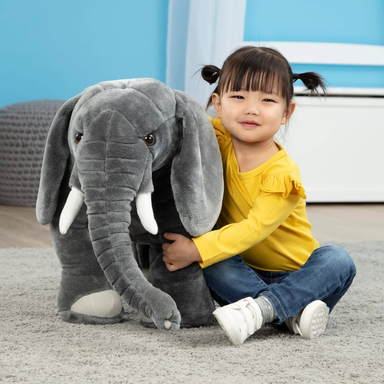 Melissa & Doug Elefant Plüschtier Riesen Kuscheltier