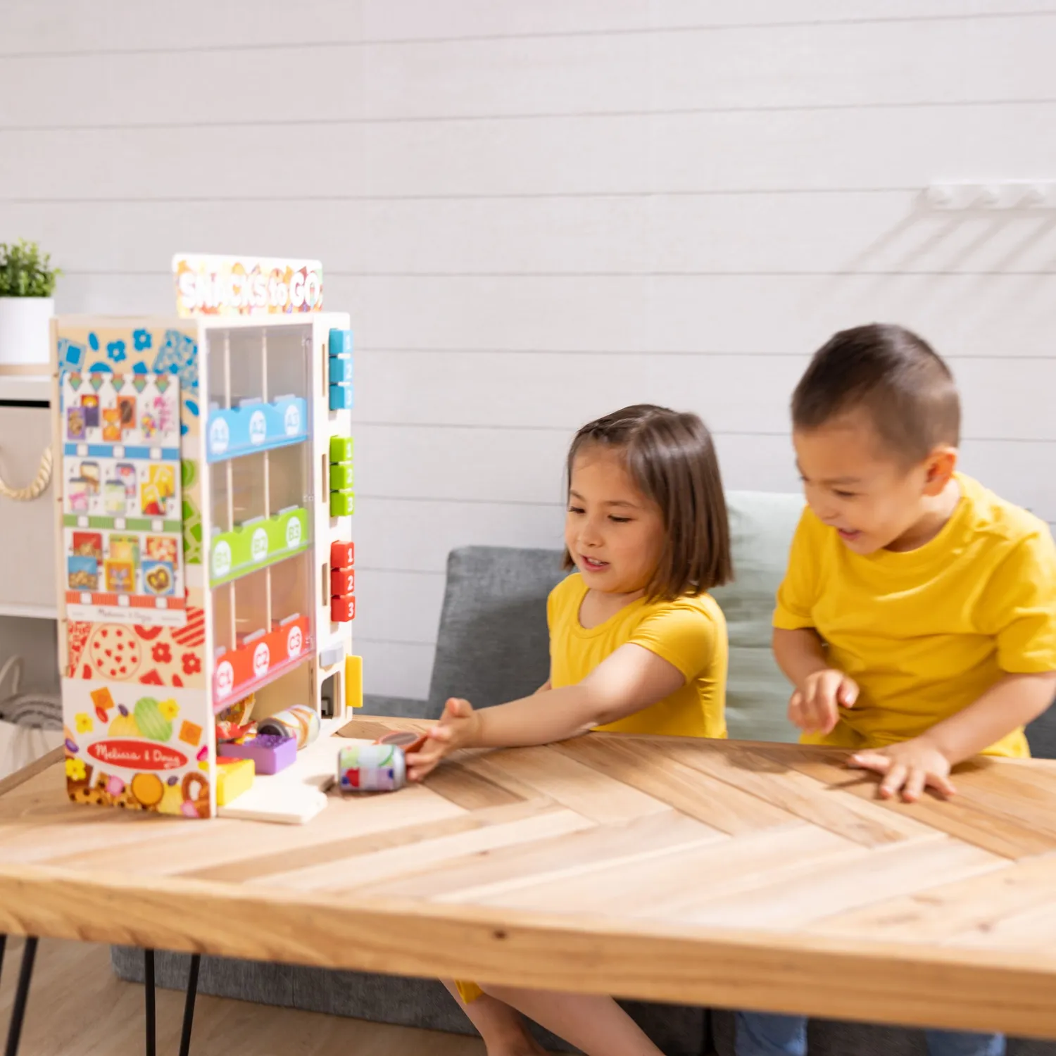Melissa & Doug Sort Stock Select Verkaufsautomat Holz Set