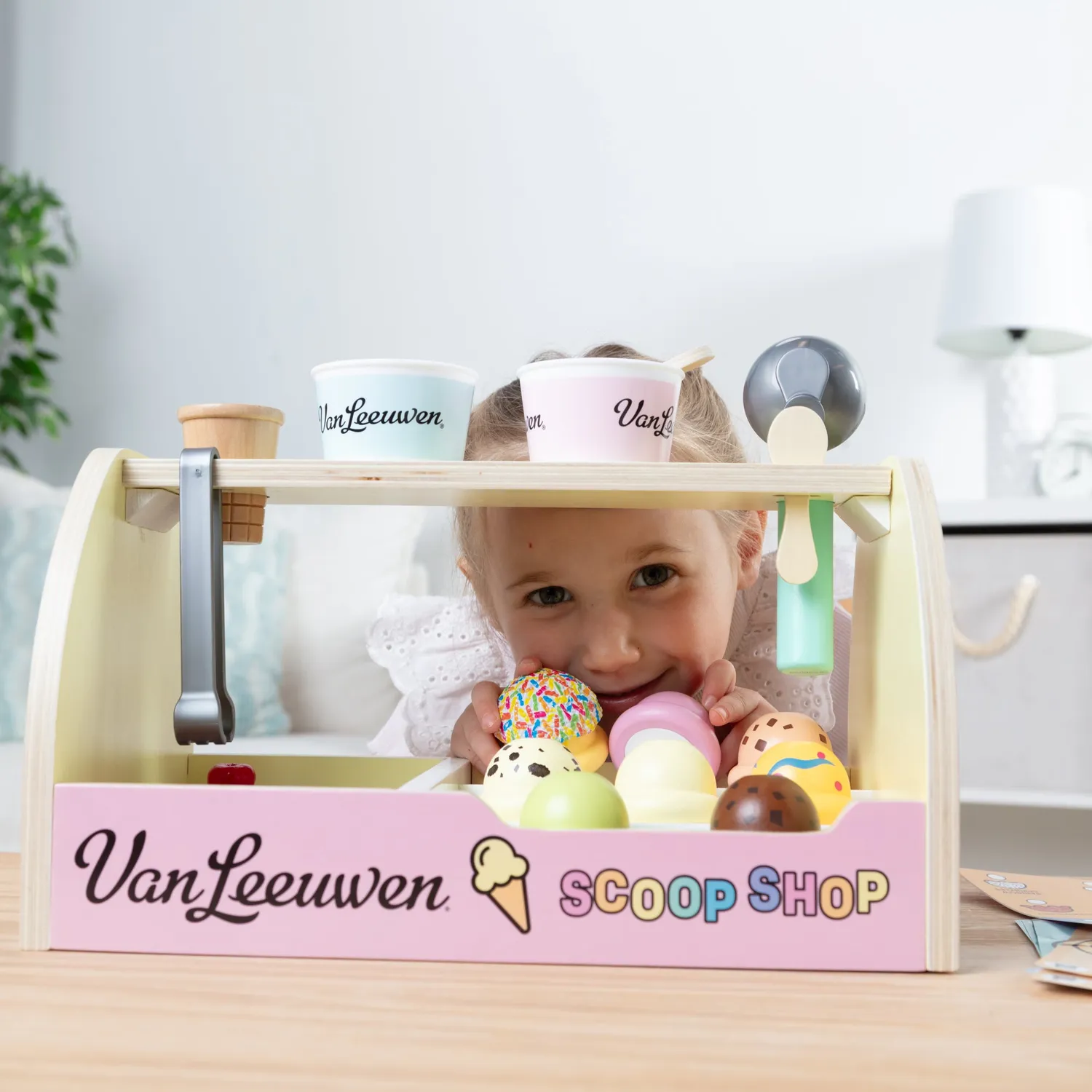 Melissa & Doug Van Leeuwen Eisdiele Holz 29-teilig