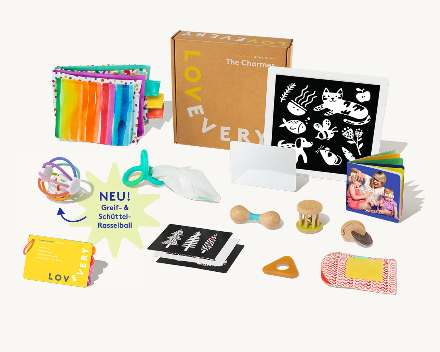Lovevery Charmeur-Set Spielset Deutsch für Babys