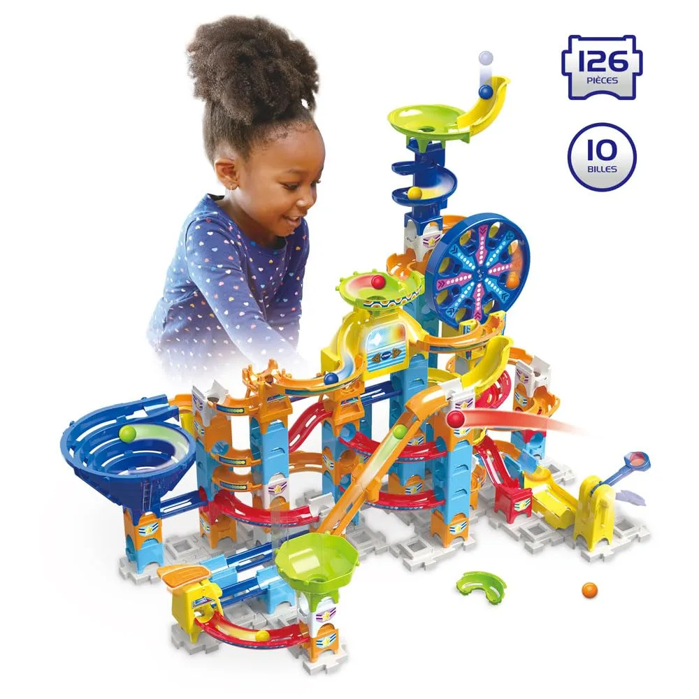 VTech Marble Rush Ultimate Set XL200E Kugelbahn 127 Teile elektronisch