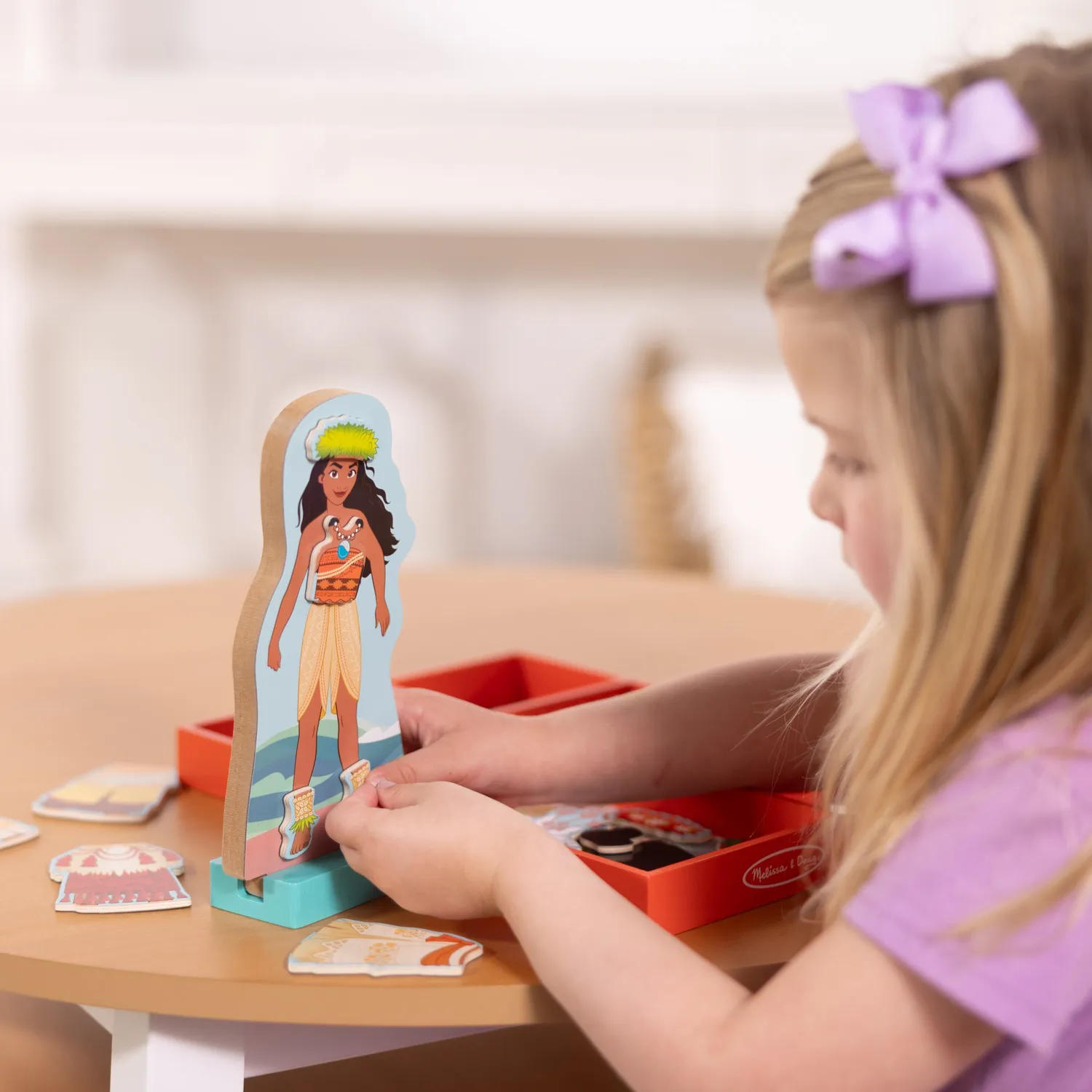 Melissa & Doug Disney Moana Magnetpuppe Anziehspiel Holz 30-tlg