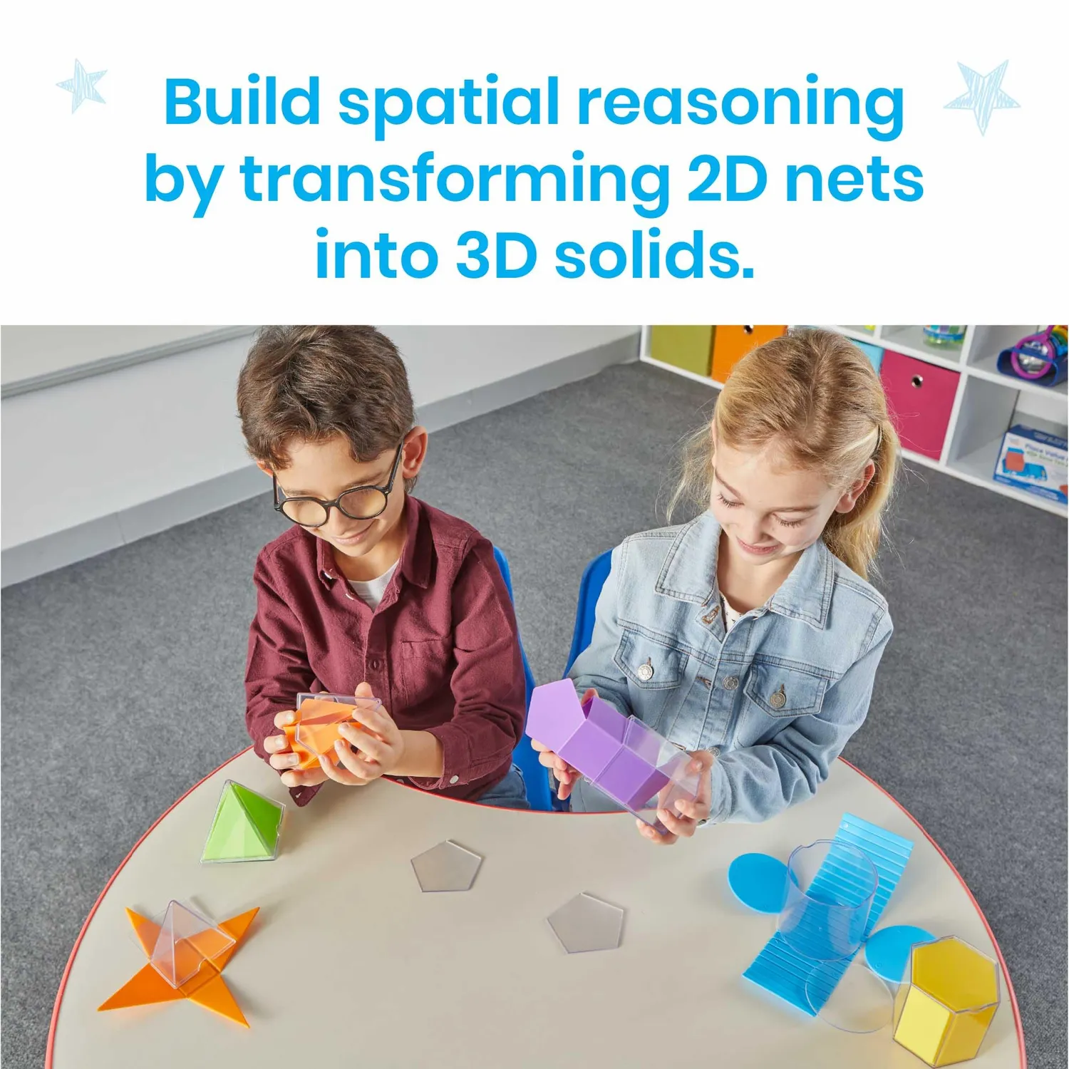 Learning Resources Geometrische Formen Set faltbar 24-tlg ab 7