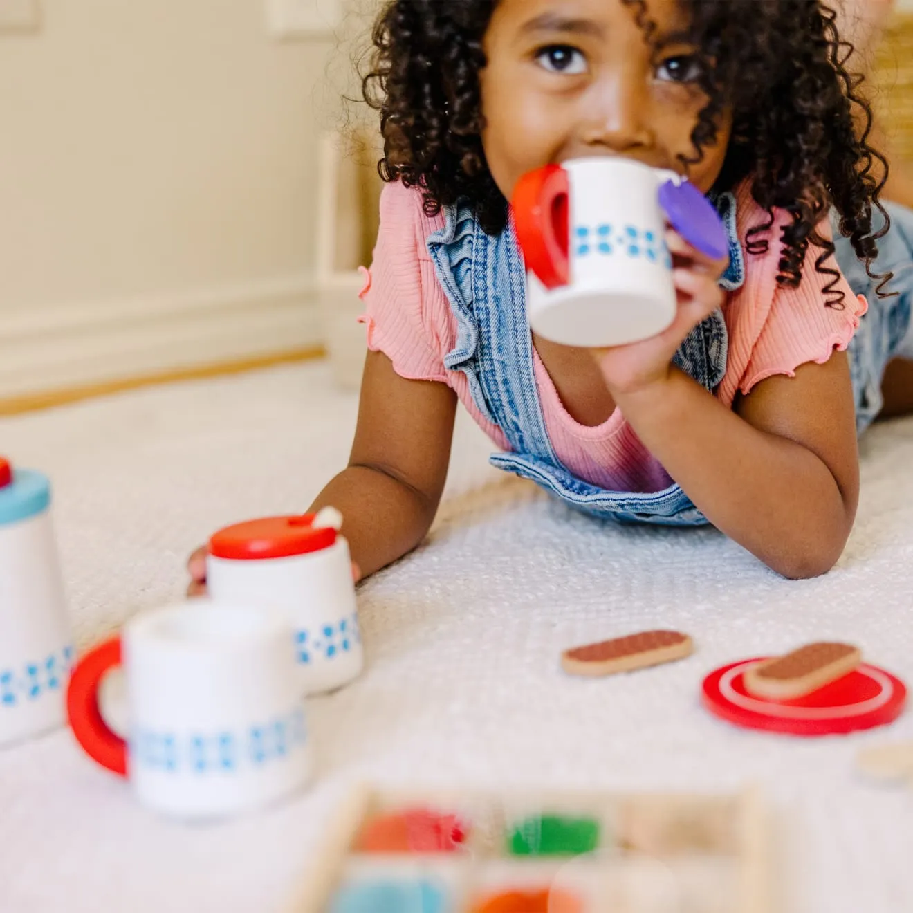 Melissa & Doug Teeservice Holz Teeset 15-teilig ab 3 Jahren
