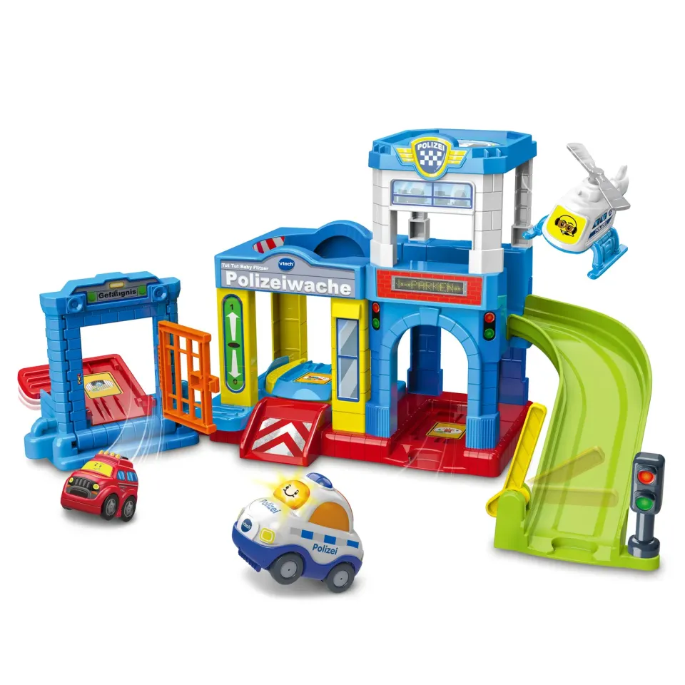 VTech Tut Tut Baby Flitzer Polizeiwache Spielset mit Auto