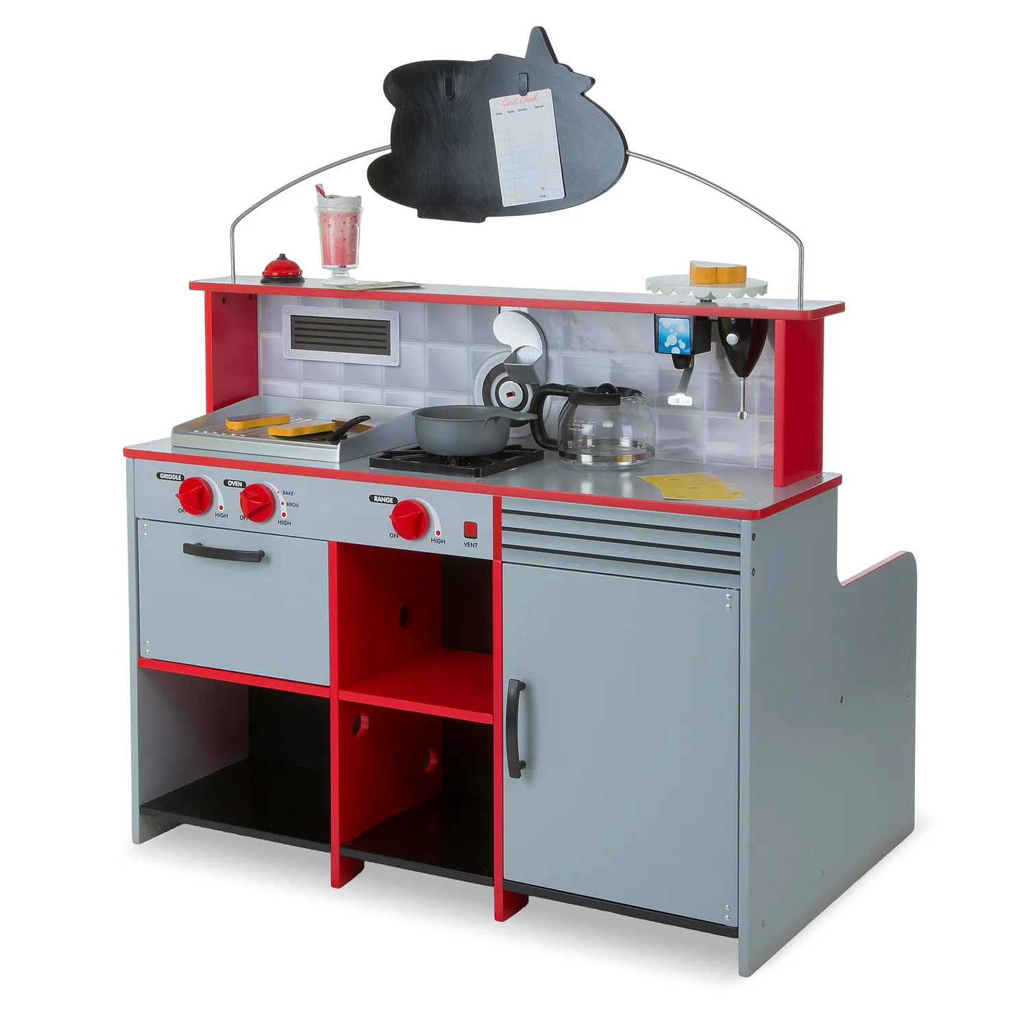 Melissa & Doug Star Diner Restaurant Spielküche Holz