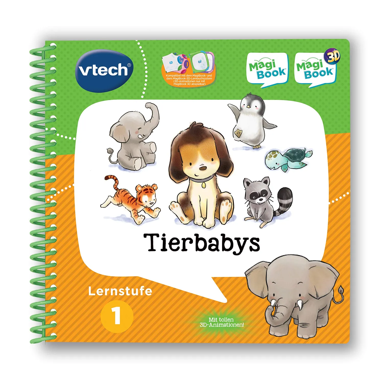 VTech MagiBook 80-488904 Lernbuch 3er Bundle Stufe 1