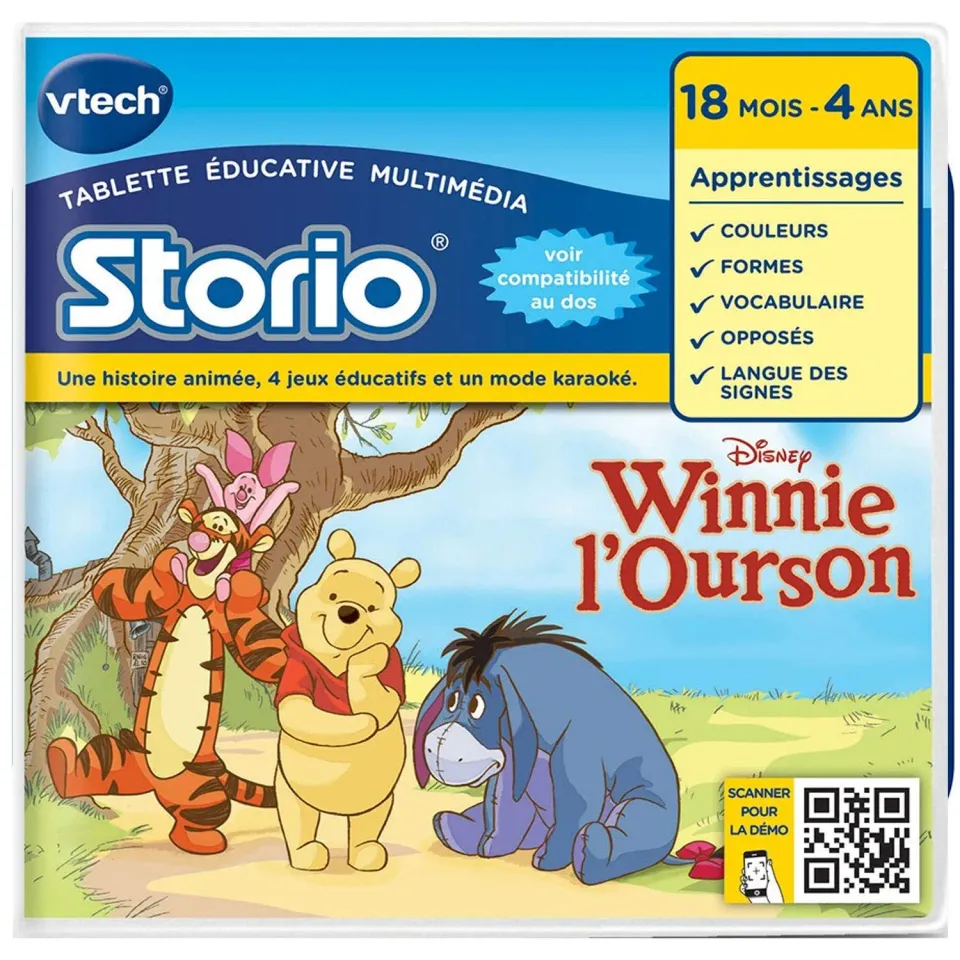 VTech Storio Winnie Spielkartusche Winnie E-Book Karaoke
