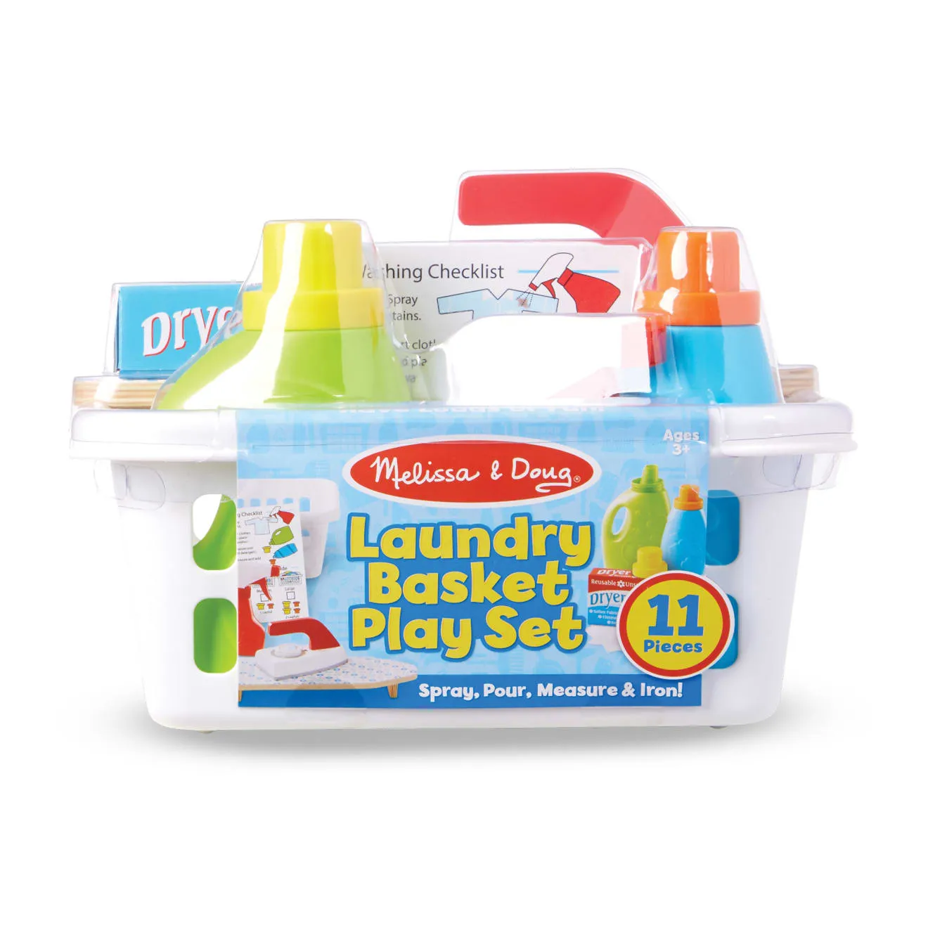 Melissa and Doug Laundry Basket Wäscheset 14-teilig