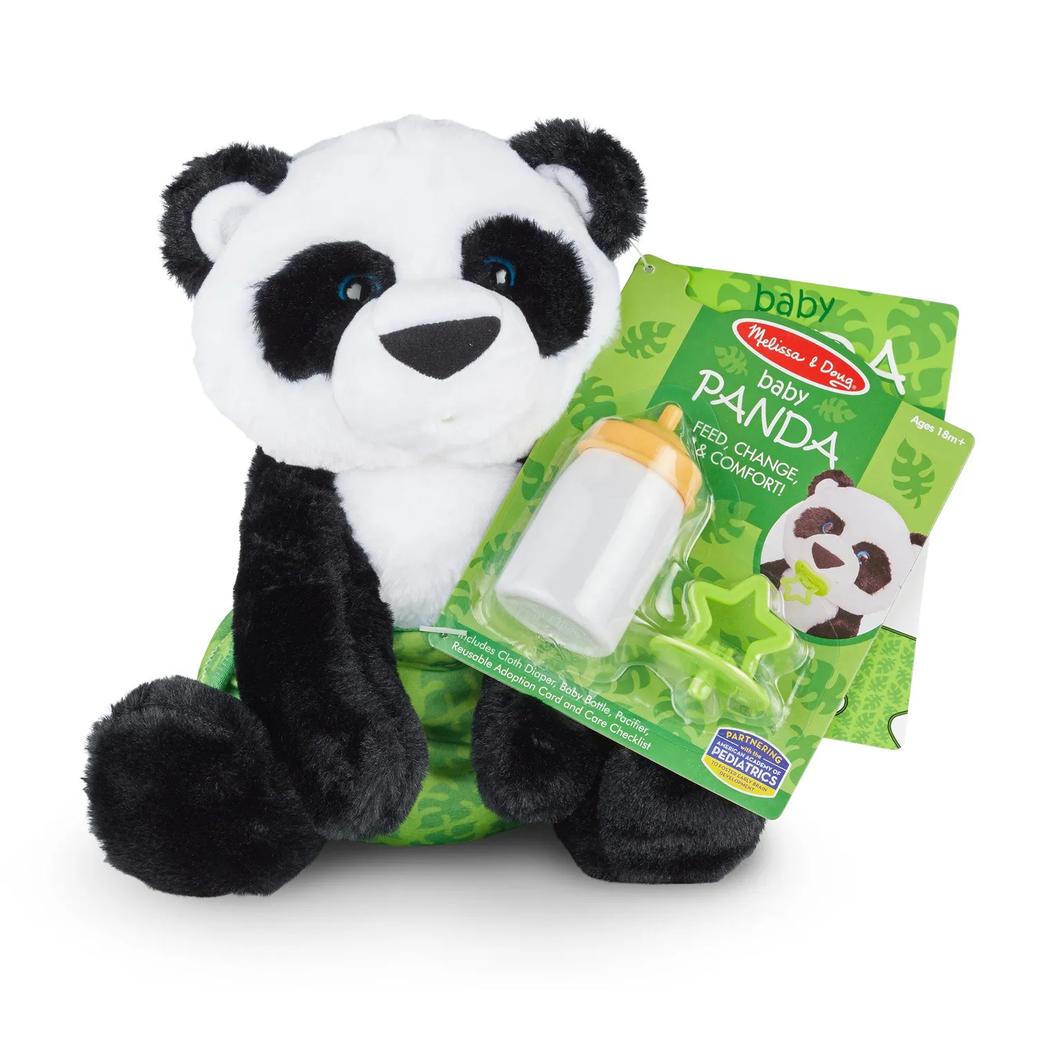 Melissa & Doug Baby Panda Kuscheltier Plüsch 28 cm