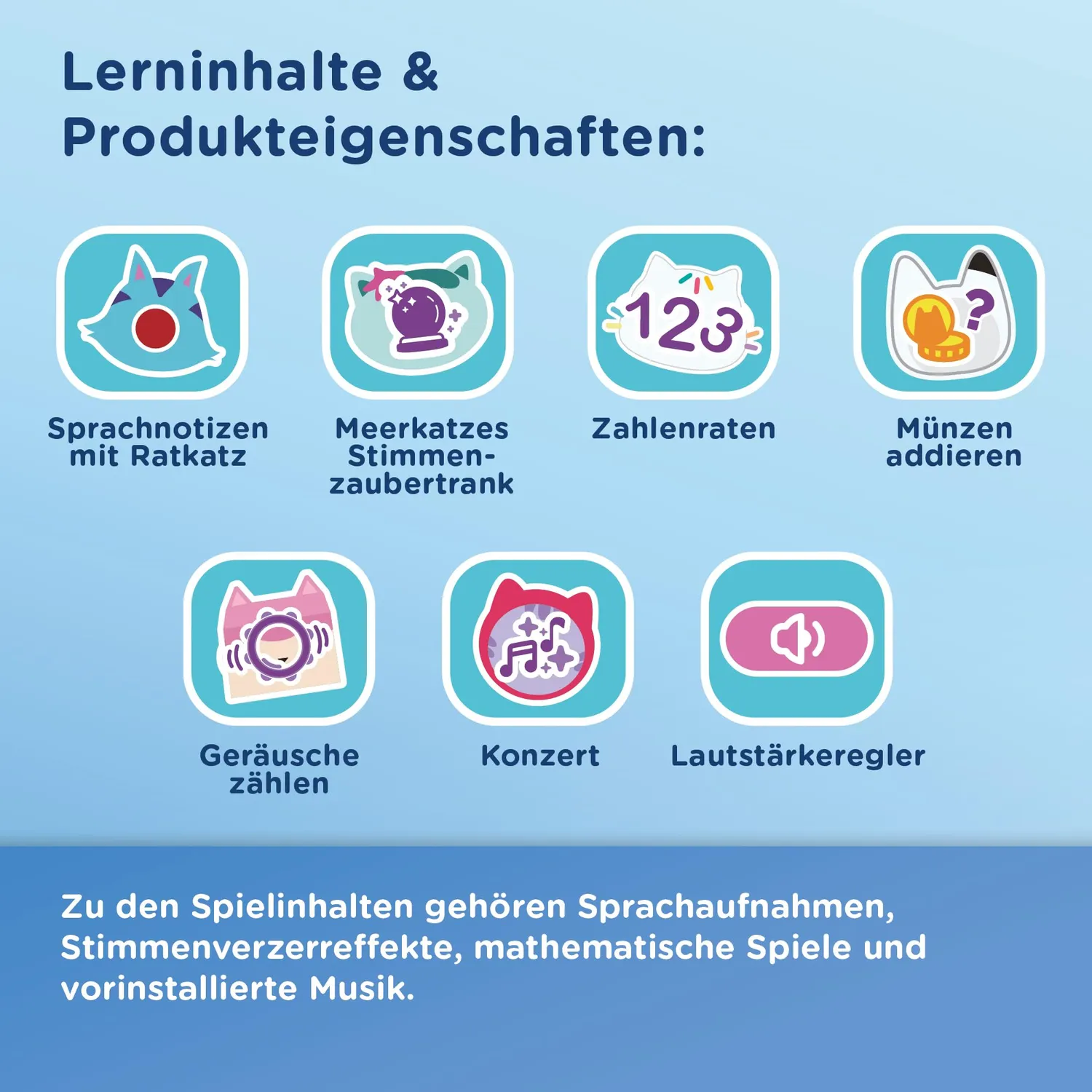 VTech Gabby's Dollhouse Katzentagebuch Zahlenpasswort