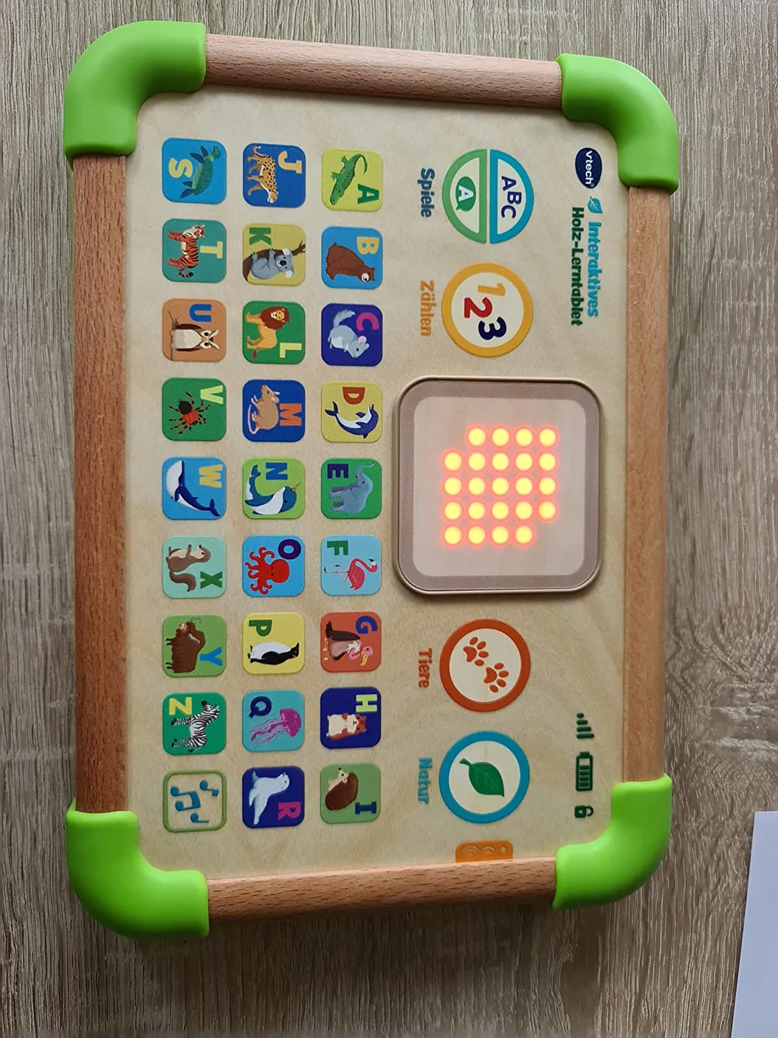 VTech Holz-Lerntablet interaktiv FSC ab 1 Jahr 26 Tasten