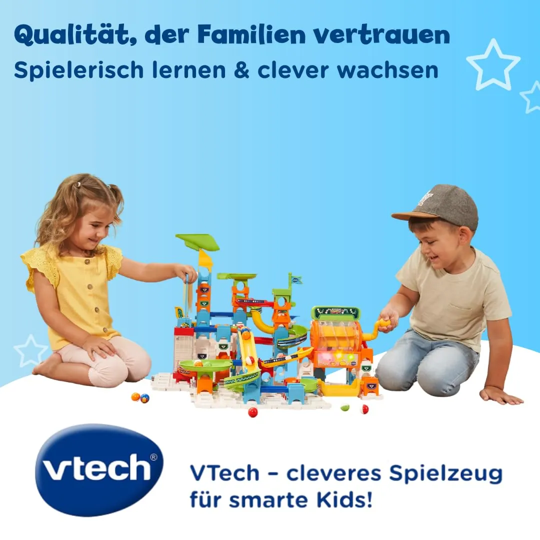 VTech Marble Rush Super Action Set L100 Kugelbahn interaktiv 99-tlg