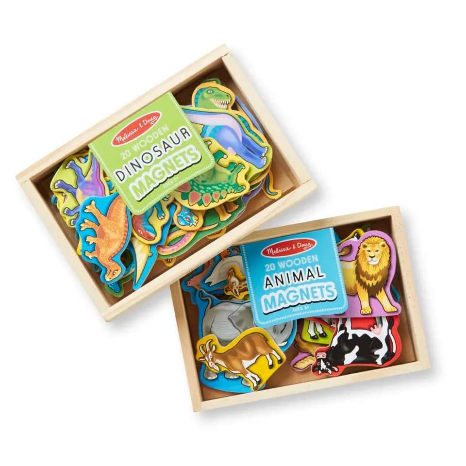 Melissa & Doug Animals Dinosaurs Holzmagnete 40er Set Holz