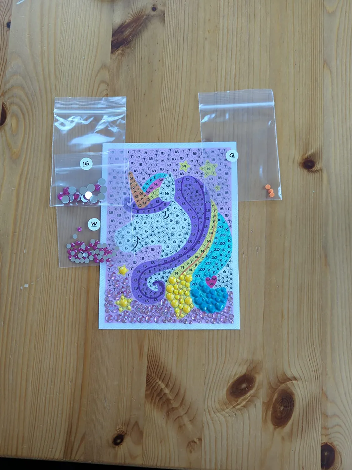 Buki Be Teens DP002 Glitzerbild Traditionell