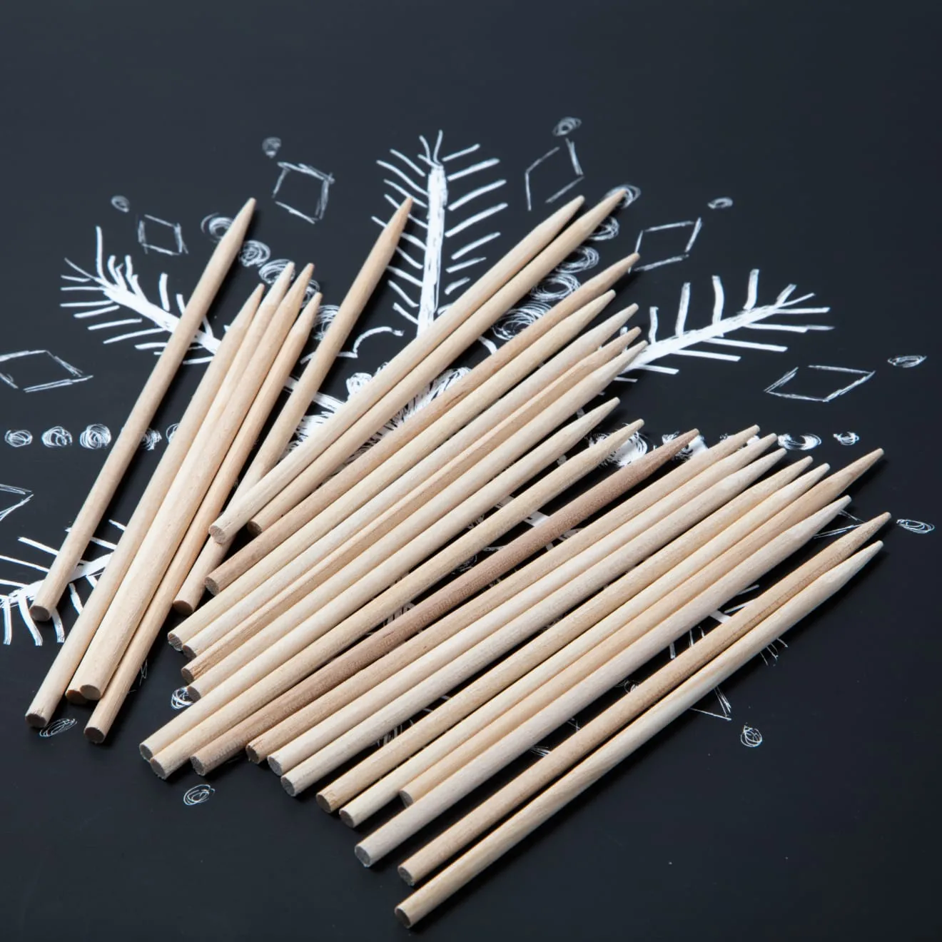 Melissa & Doug Scratch Art Kratzstifte Holz 25er Set