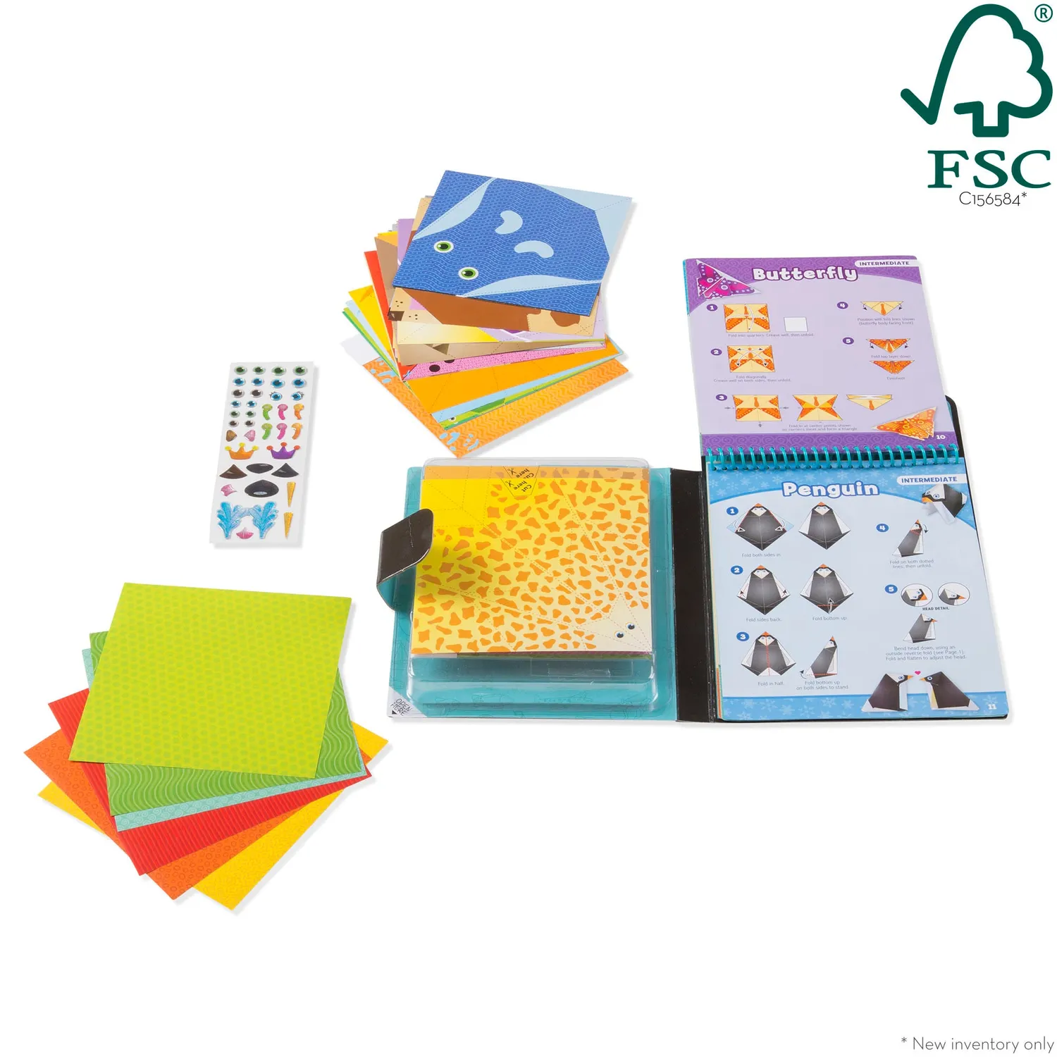 Melissa and Doug On the Go Origami Animals Bastelset ab 6