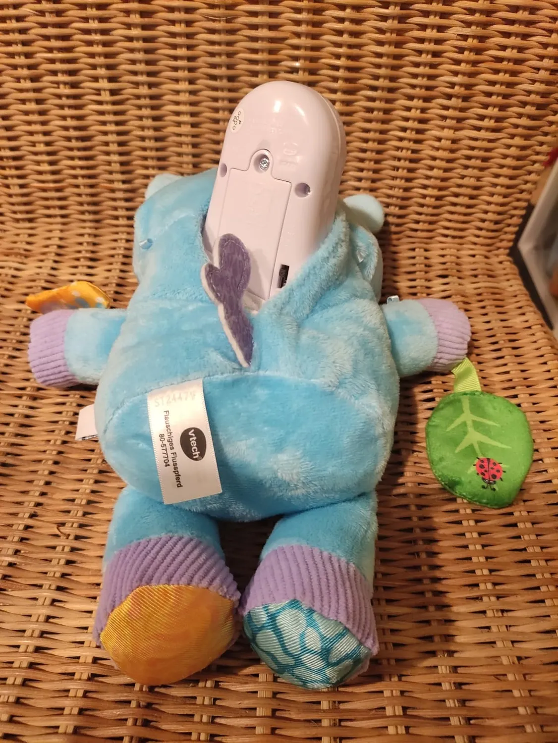VTech Baby Flusspferd Kuscheltier 3-36 Monate mit Musik
