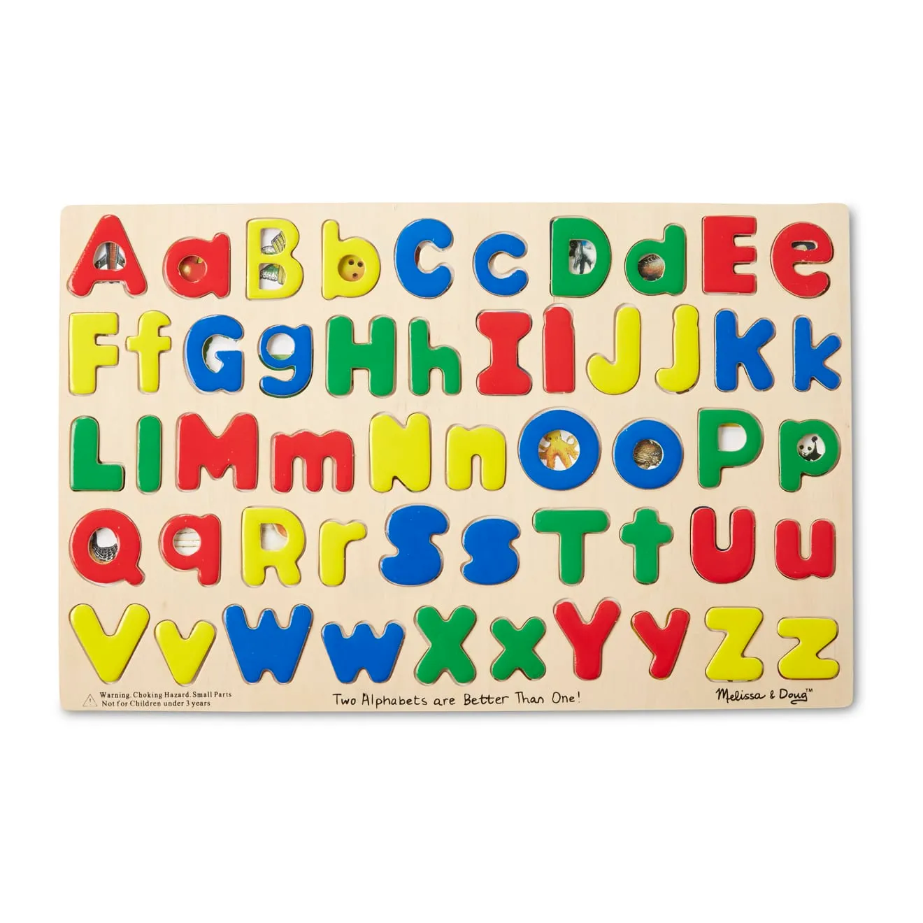 Melissa & Doug Upper & Lower Case Alphabet Puzzle Holz 52-teilig