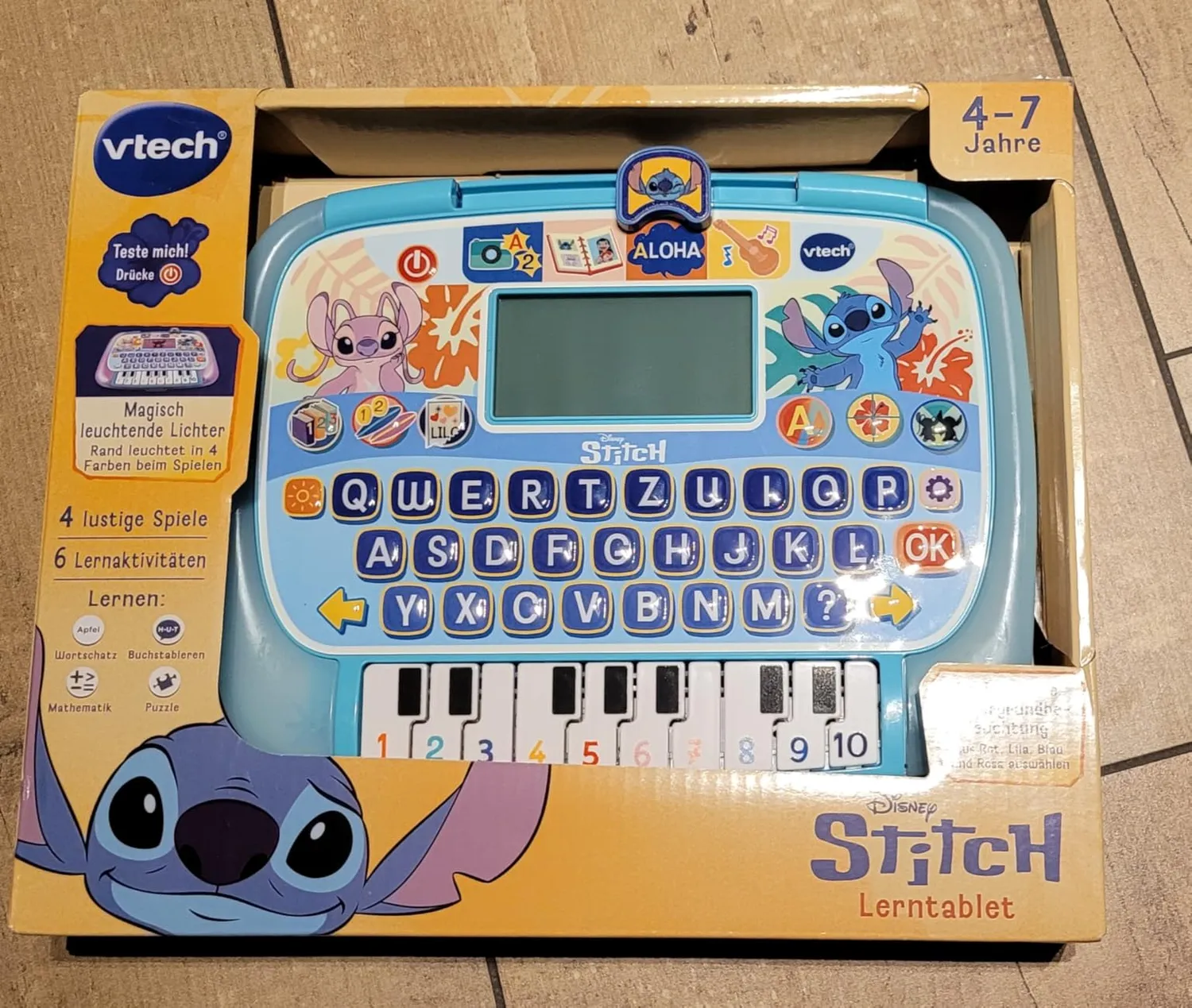 VTech Stitch Lerntablet 80-586104 Klavier 4-7 Jahre