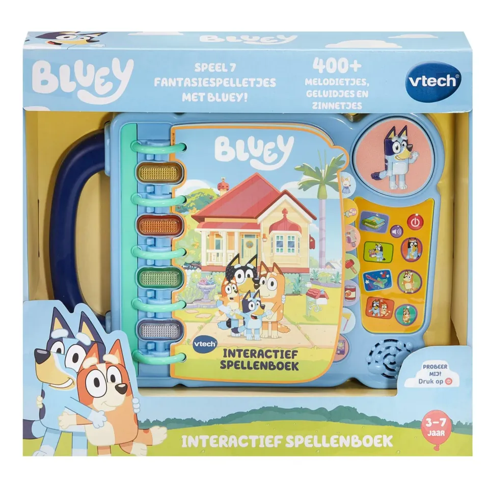 VTech Bluey interaktives Spielbuch Lernspiel ab 3 Jahren