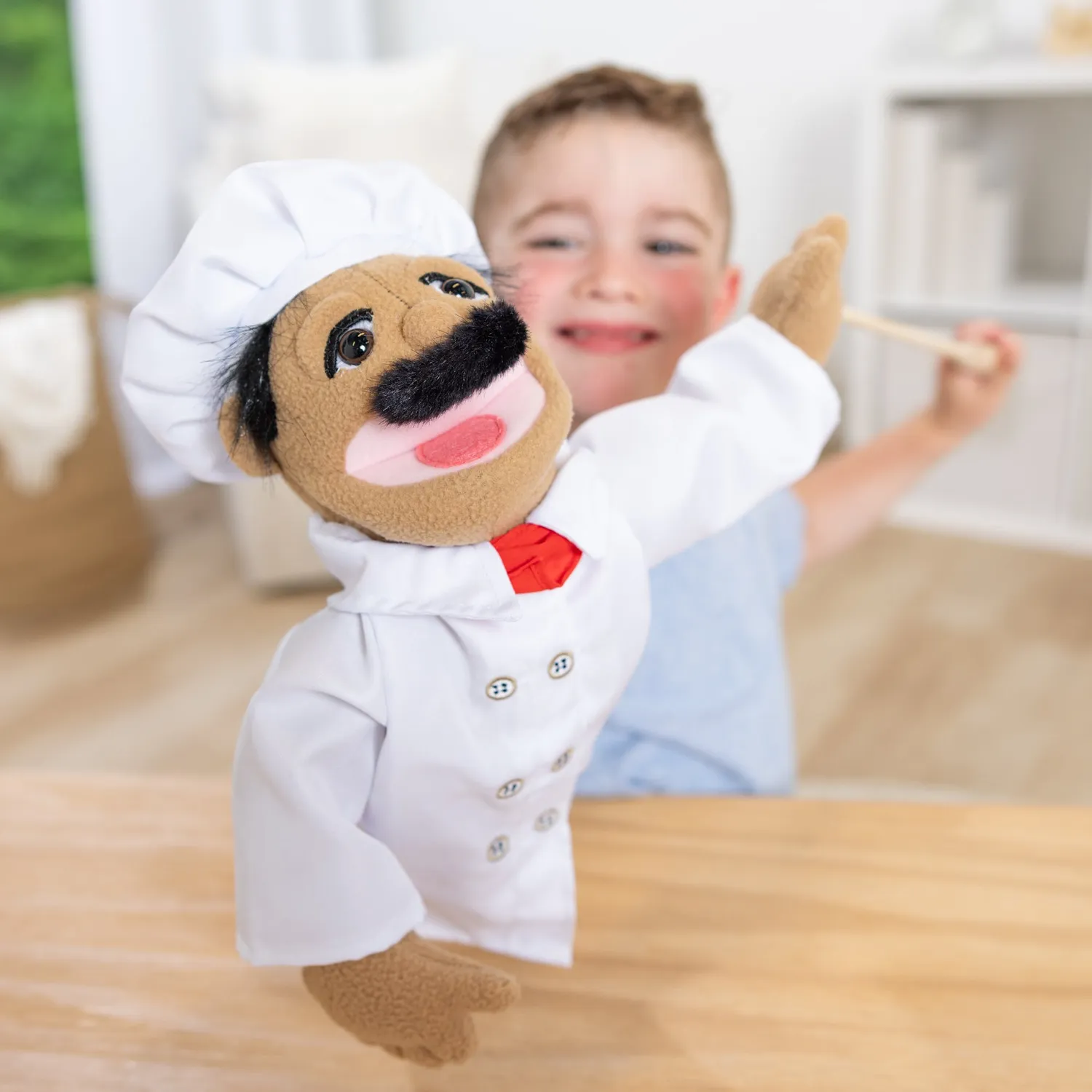 Melissa & Doug Al Dente Koch Handpuppe Plüsch 38 cm